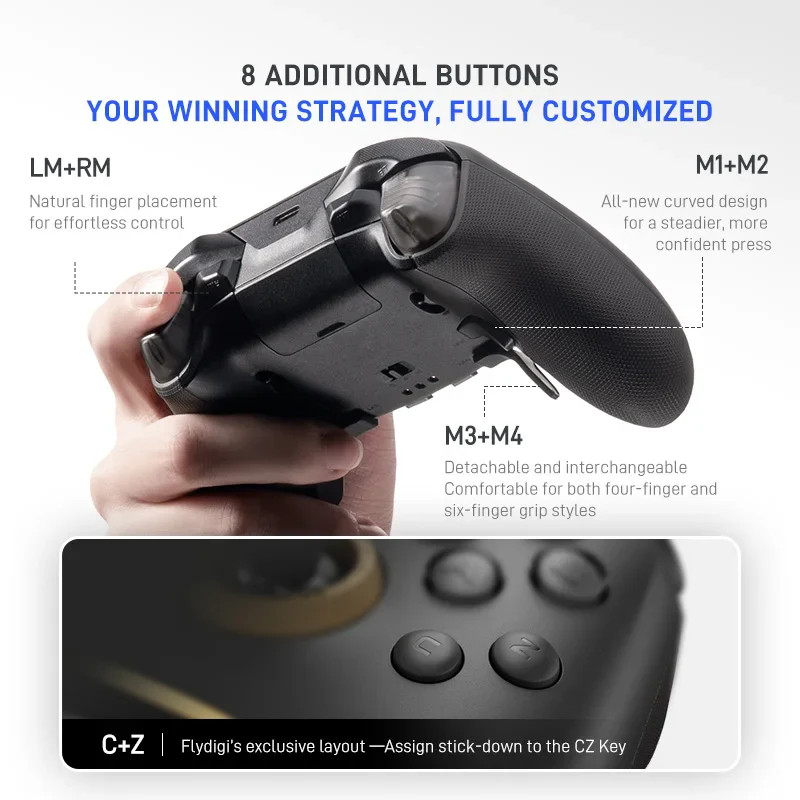 In Stock Flydigi Vader 5 Pro global version Wireless Bluetooth Gamepad Controlle