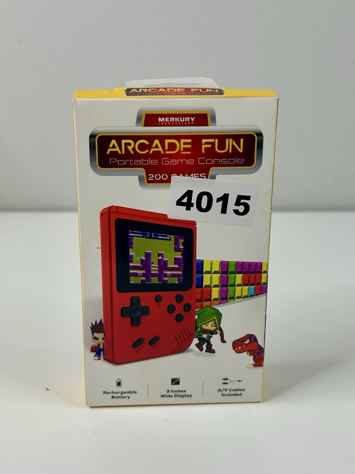 Merkury Innovations Arcade Fun Portable Gaming Console 200 Games New/Sealed