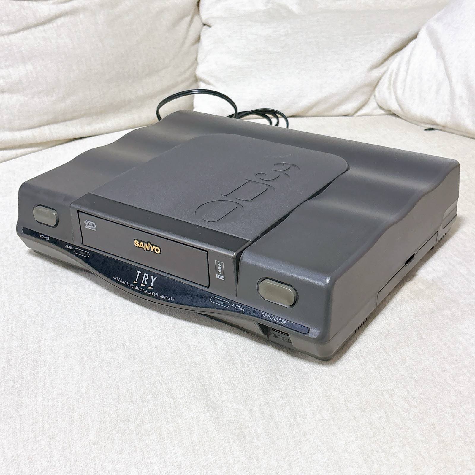 SANYO 3DO TRY IMP-21 Console Controller Manual AV Cable Tested Japan