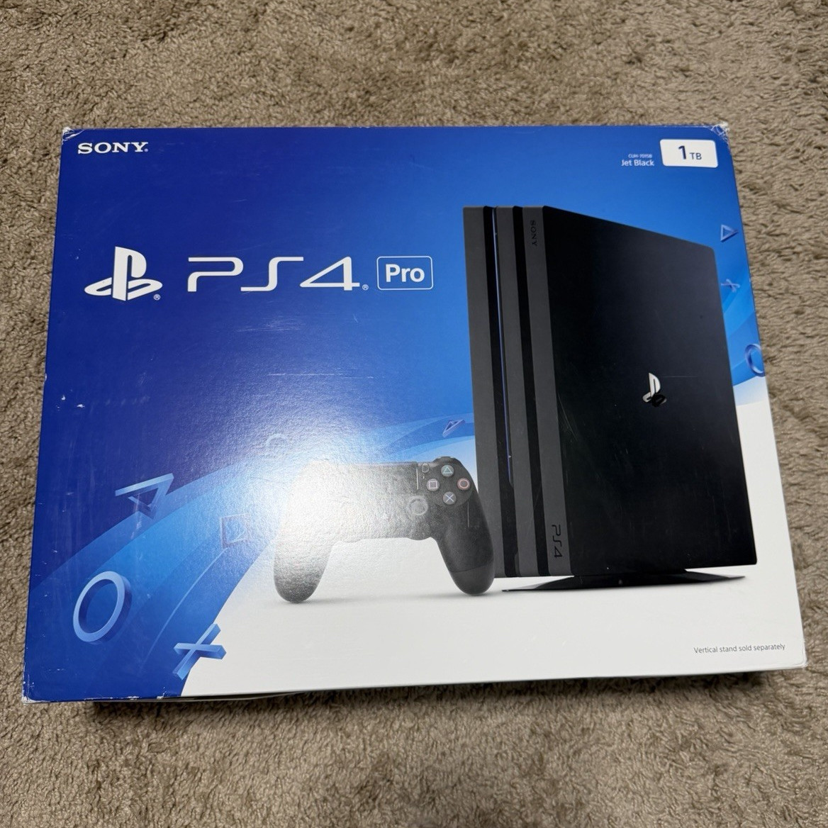 Sony PlayStation 4 PS4 Pro 1TB Black Console CiB