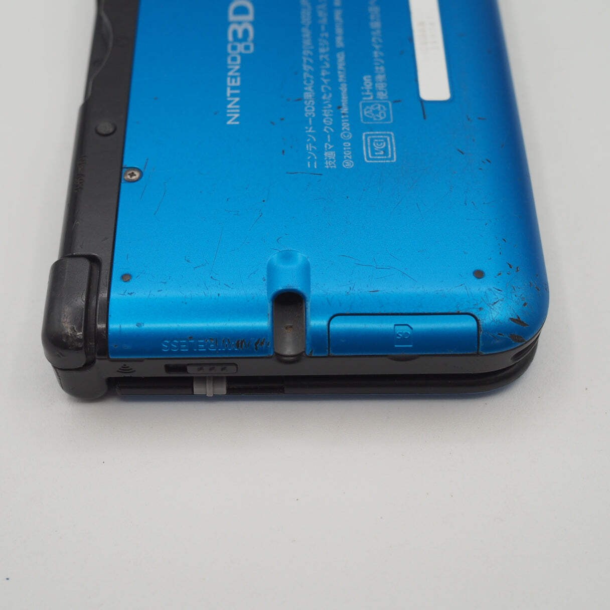 Nintendo 3DS LL XL Blue Black Handheld Console SPR-001 For parts or not working