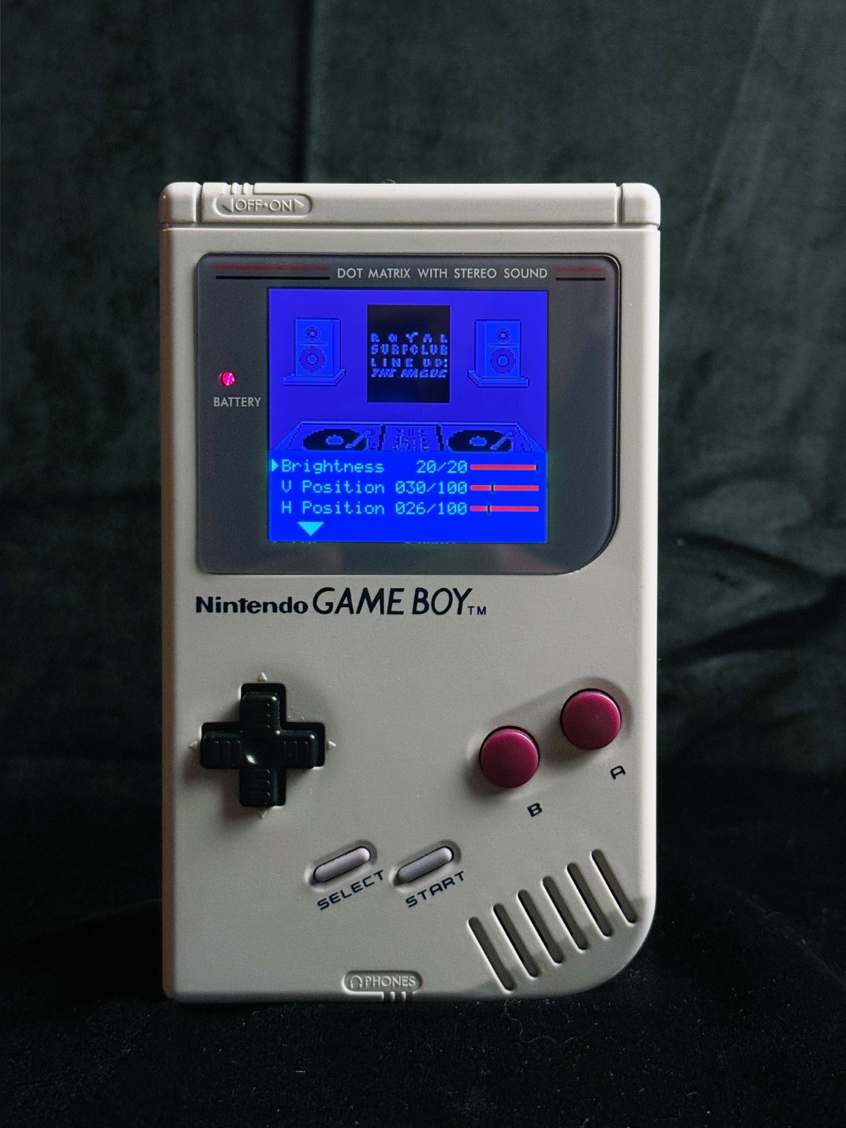 Game Boy Classic DMG – With Modded Color LED Screen