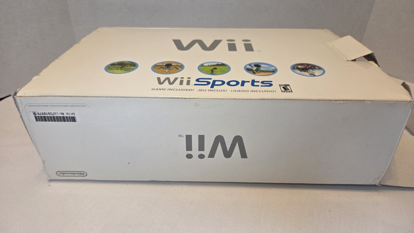 Nintendo Wii Original Retail Box Only Wii Sports Version NO CONSOLE