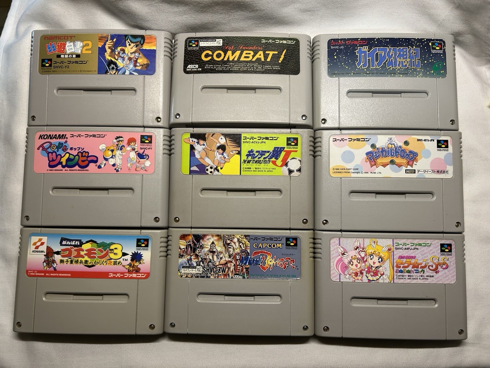 [Lot of 9] Nintendo Super Famicom SFC Games JapaneseVersion Tested JPN