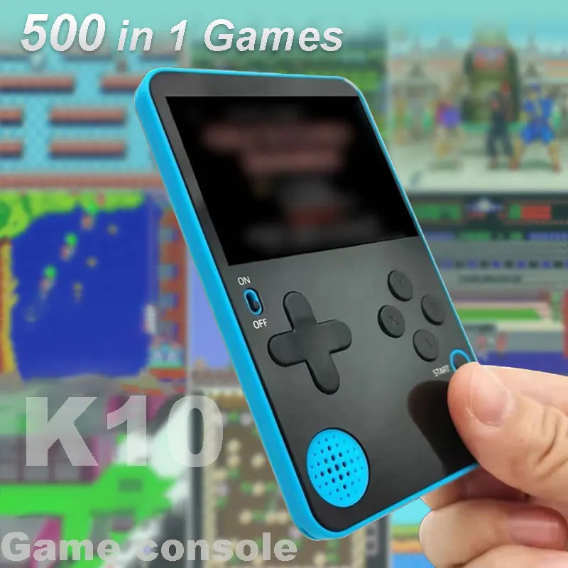 Handheld Game Console 500 Classic Games LCD Portable Retro Video Mini Game