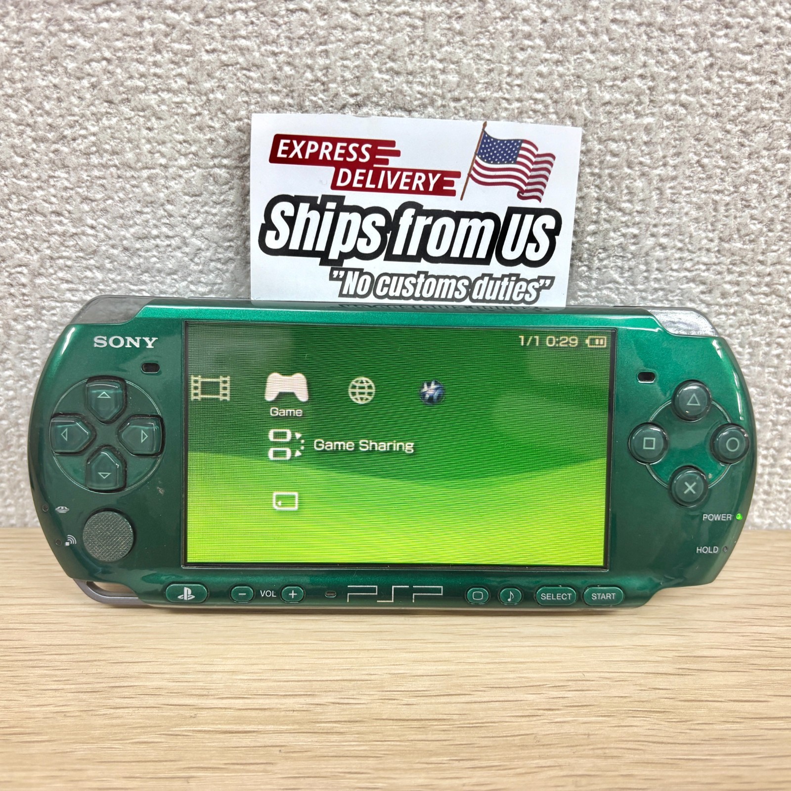 Sony PSP-3000 Console Select /Charger+newbattery+random3games+4G U.S Shipping