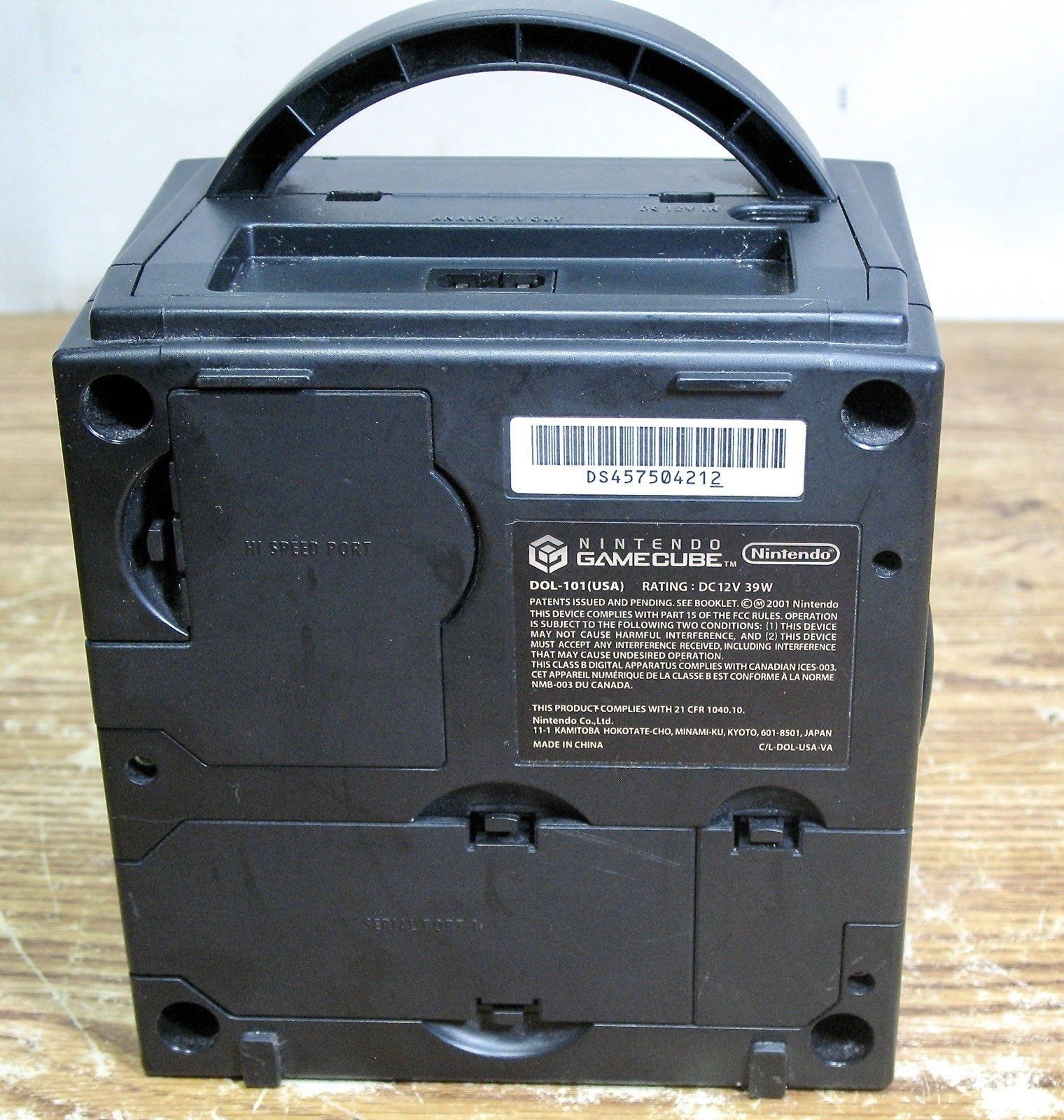 Nintendo GameCube w/Controller – Black – DOL-101 (USA)