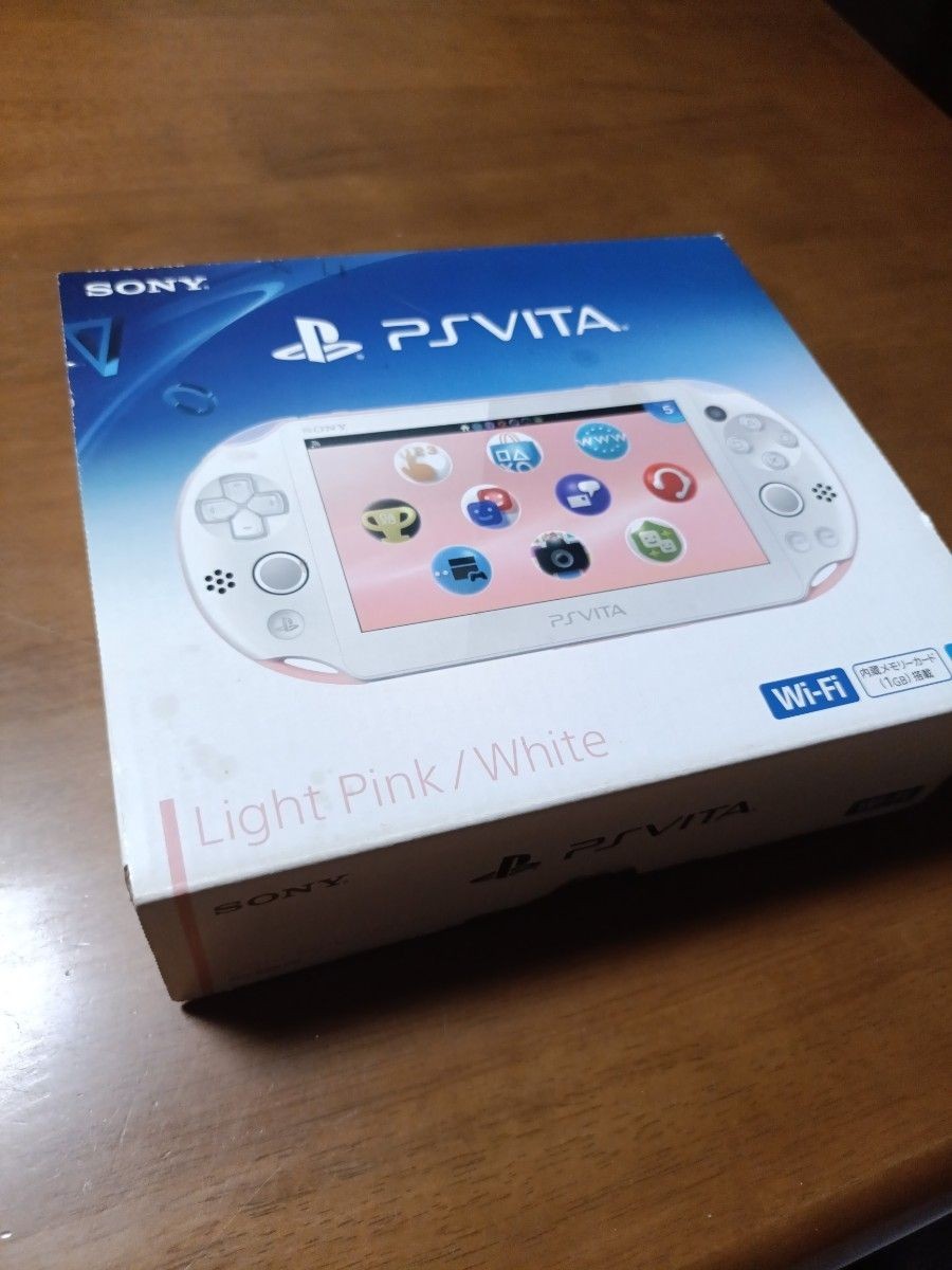 Excellent PS Vita PCH-2000 Sony PlayStation White/Pink Boxed