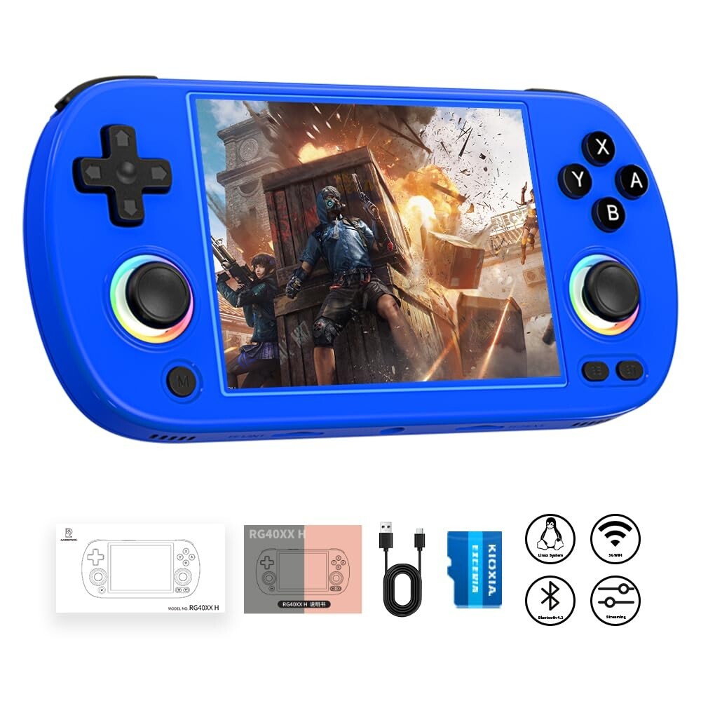 Ayhgicxt RG40XX H Retro Handheld Game Console RG40XXH emulator