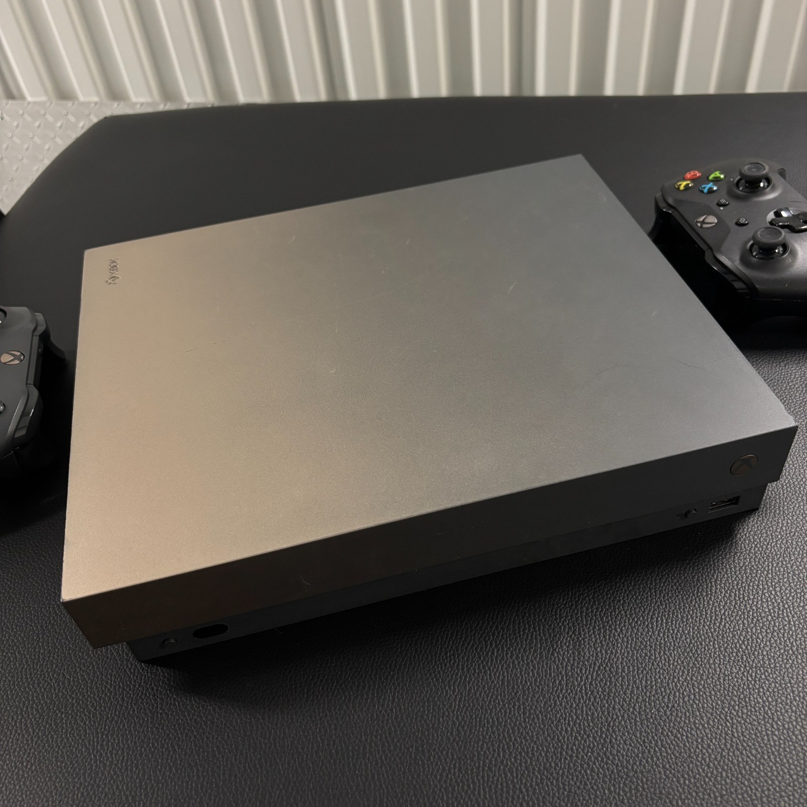 Xbox One X 1TB Gold Rush Special Edition Console plus 2 Controllers