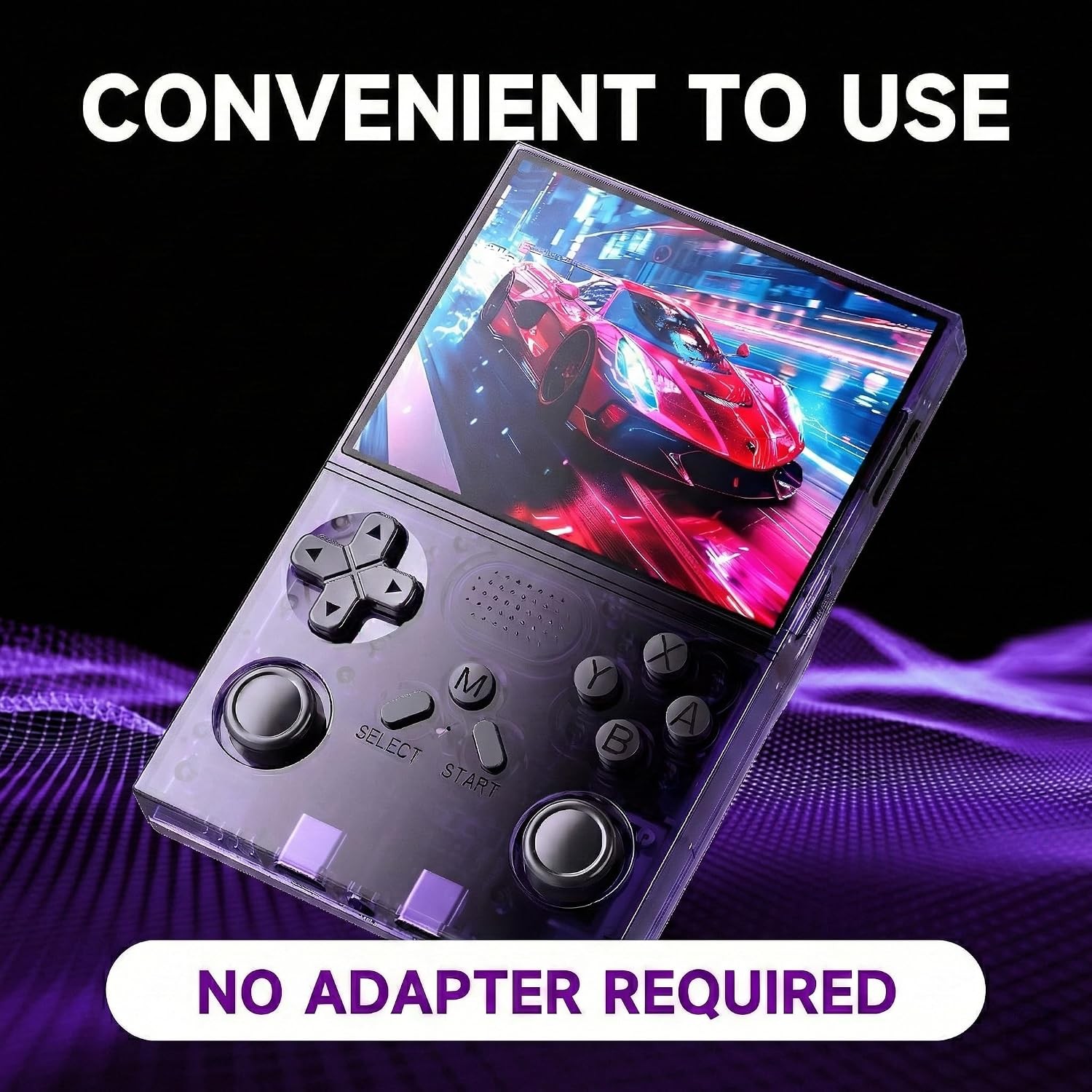 R40 Retro Handheld 3.5 IPS 18000+ Games 128GB Purple
