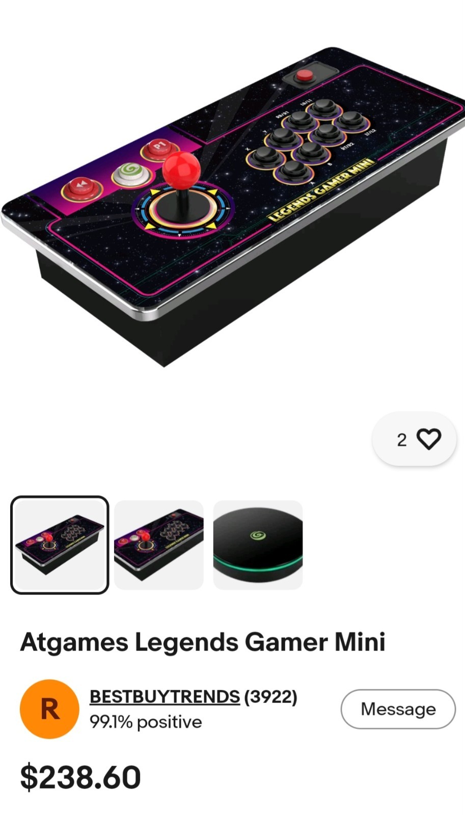 Atgames Legends Gamer Mini