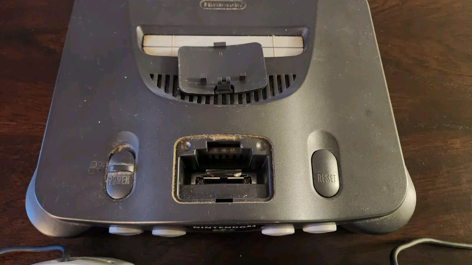 Nintendo 64 Console, Controllers And Rumble Pack Only – Charcoal Gray