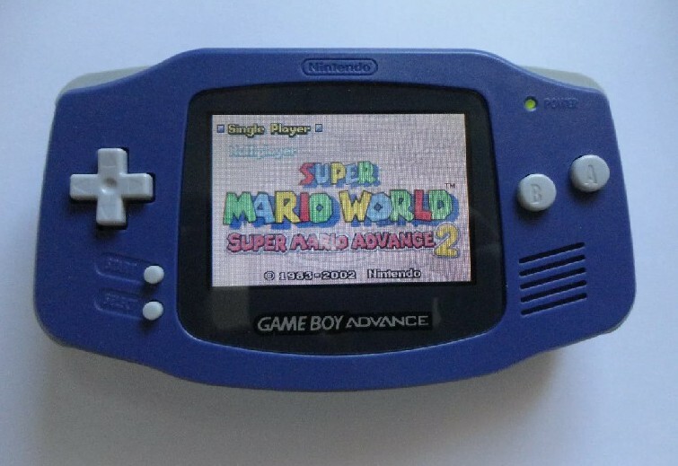 Nintendo Game Boy Advance ags101 indigo Glacier black Handheld System ips v5
