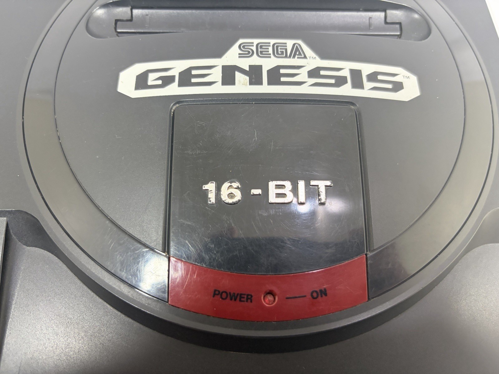 Sega Genesis Model 1601 W 1 Controller/Game Tested *RESET BUTTON NOT WORKING