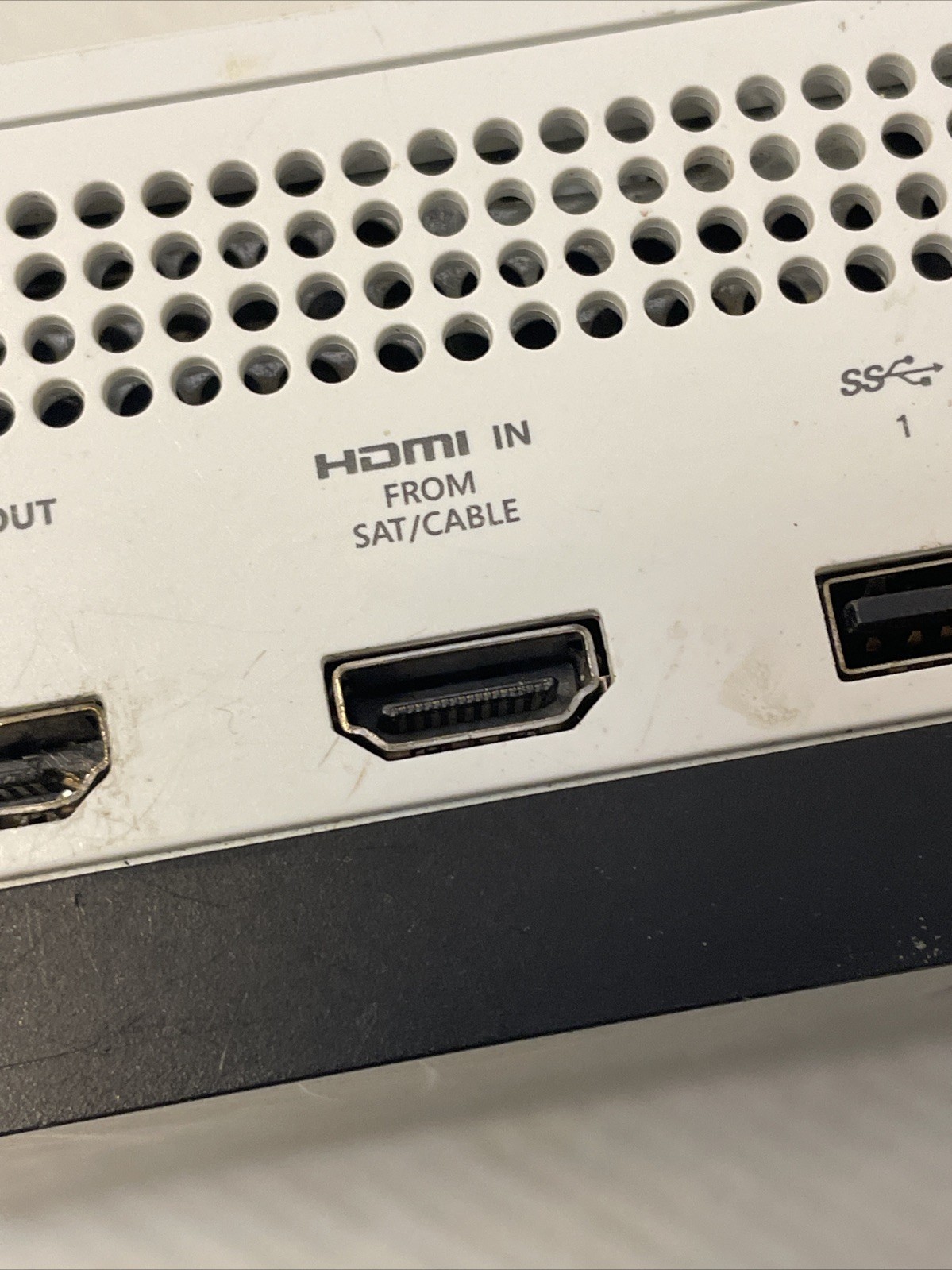 Xbox One S All Digital Edition 1681 White for Parts No Chords