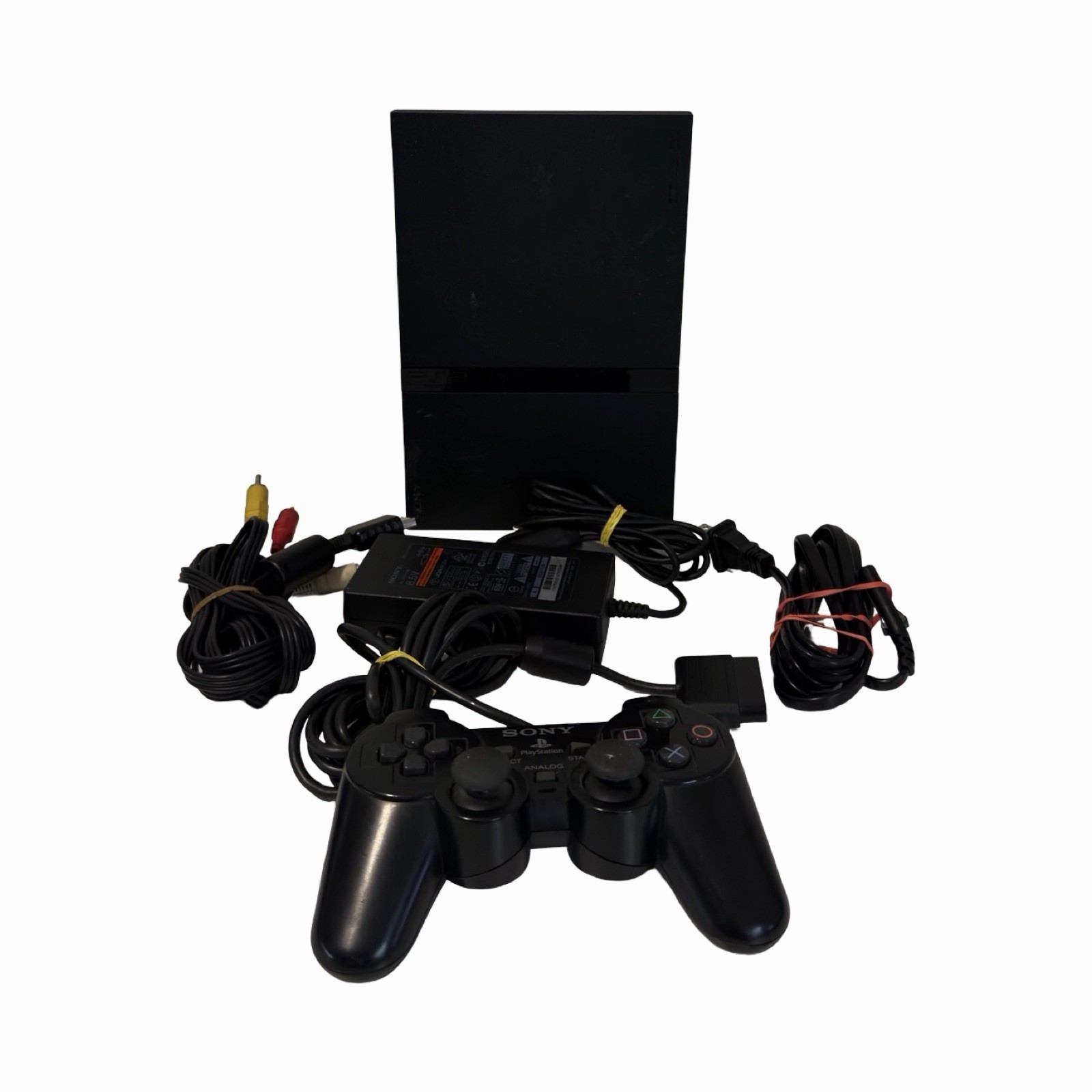 Sony PlayStation 2 PS2 Slim SCPH-90001 Video Game Console OEM Controller Tested