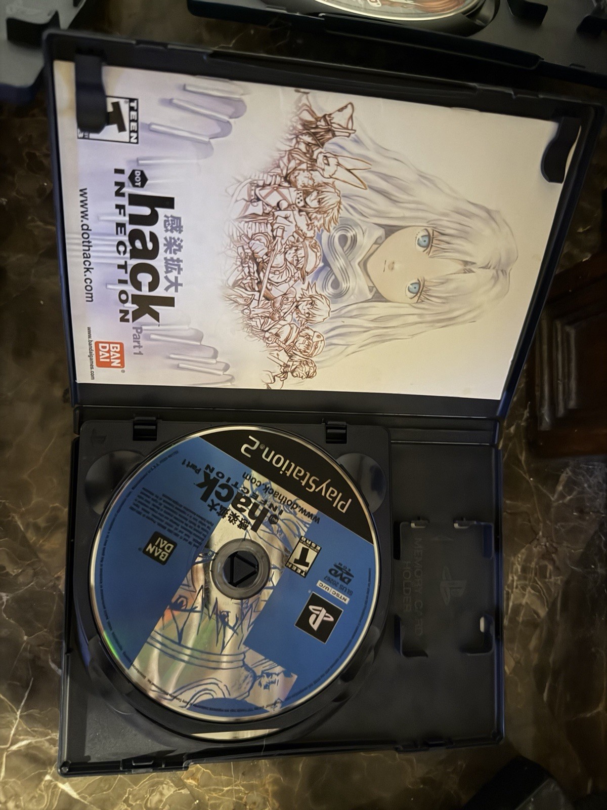 Sony PlayStation 2 Slim Console And Games CIB Xenosaga Wild arms Dot Hack