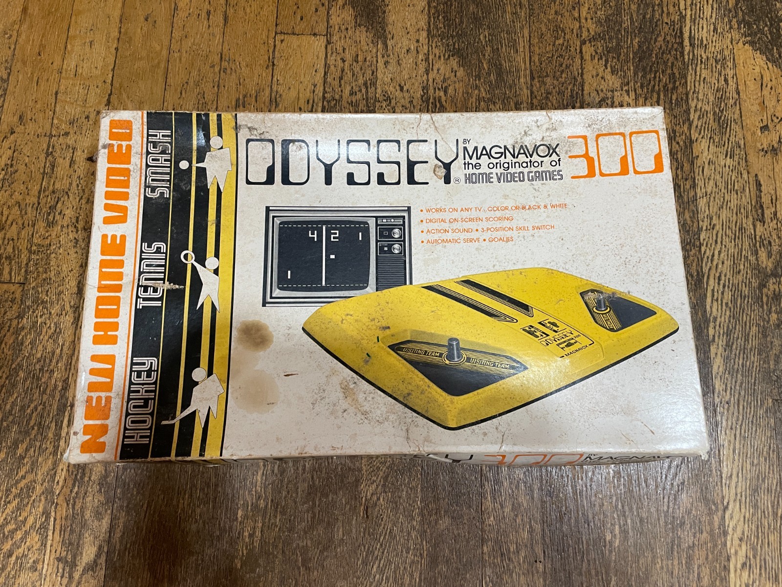 Vintage 1976 Odyssey 300 Home Video Game System Magnavox UNTESTED