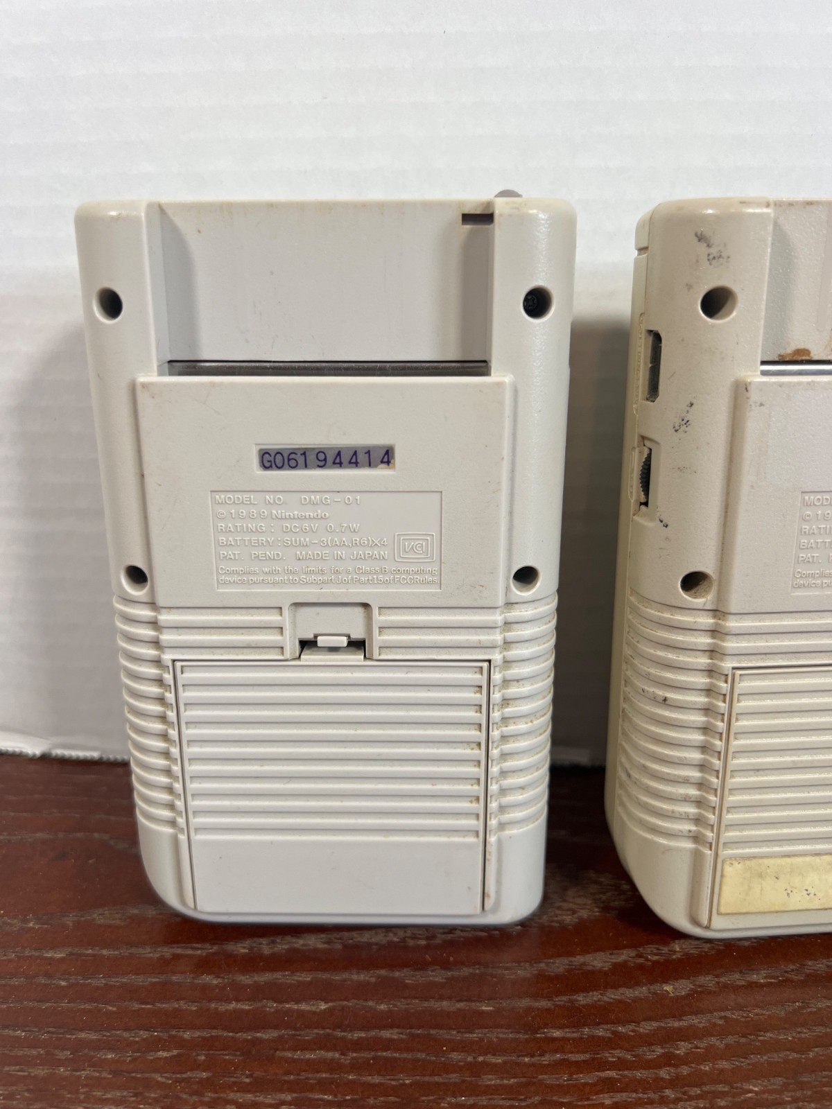 Three Nintendo Game Boy DMG-01 1989 Handheld Console Parts Only Untested Bundle