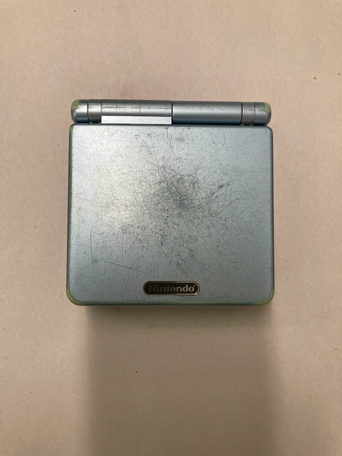 Nintendo Gameboy Advance GBA SP Pearl Blue Console AGS-001 Rank B