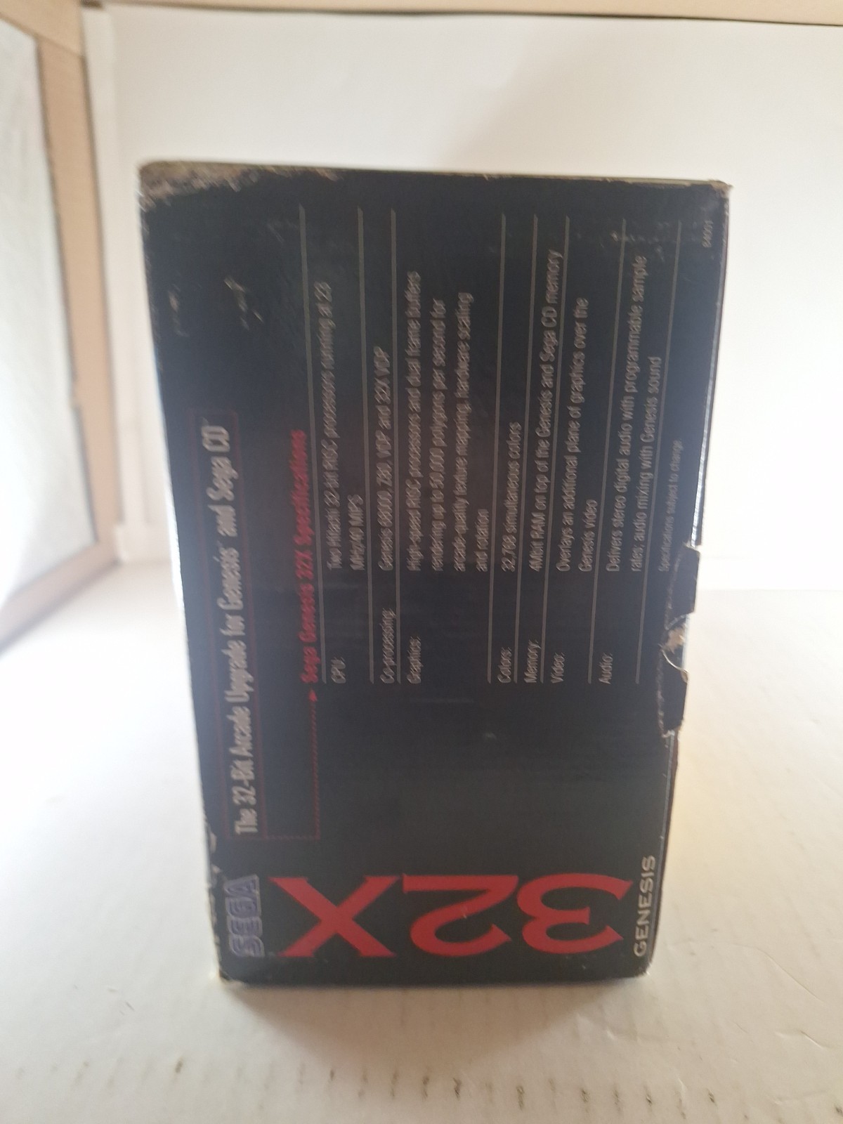 Pre Owned Sega Genesis 32X In Box Untested As Is
