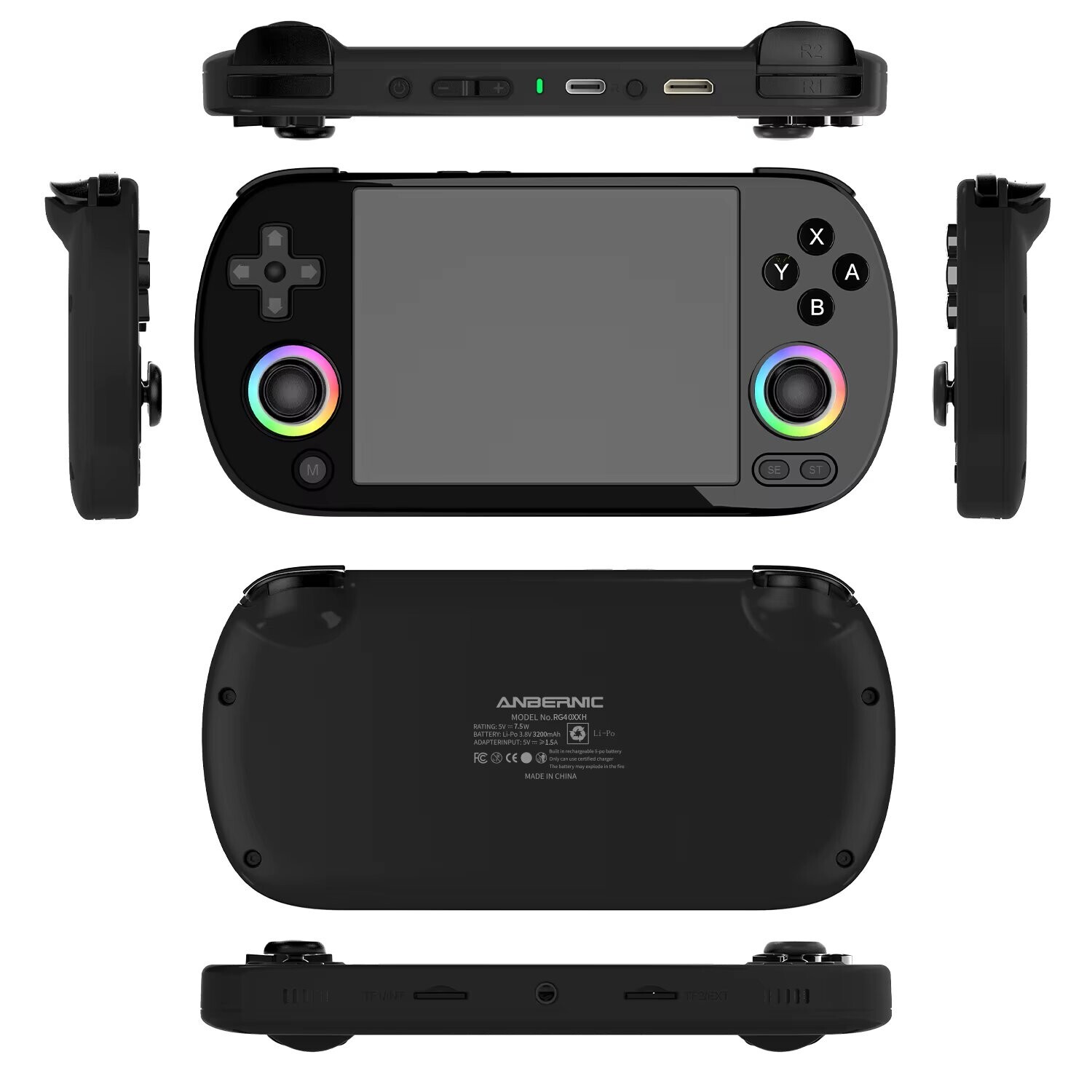 Handheld Game Console System 3D IPS 3200mAh Retro Video Gaming Portable Player