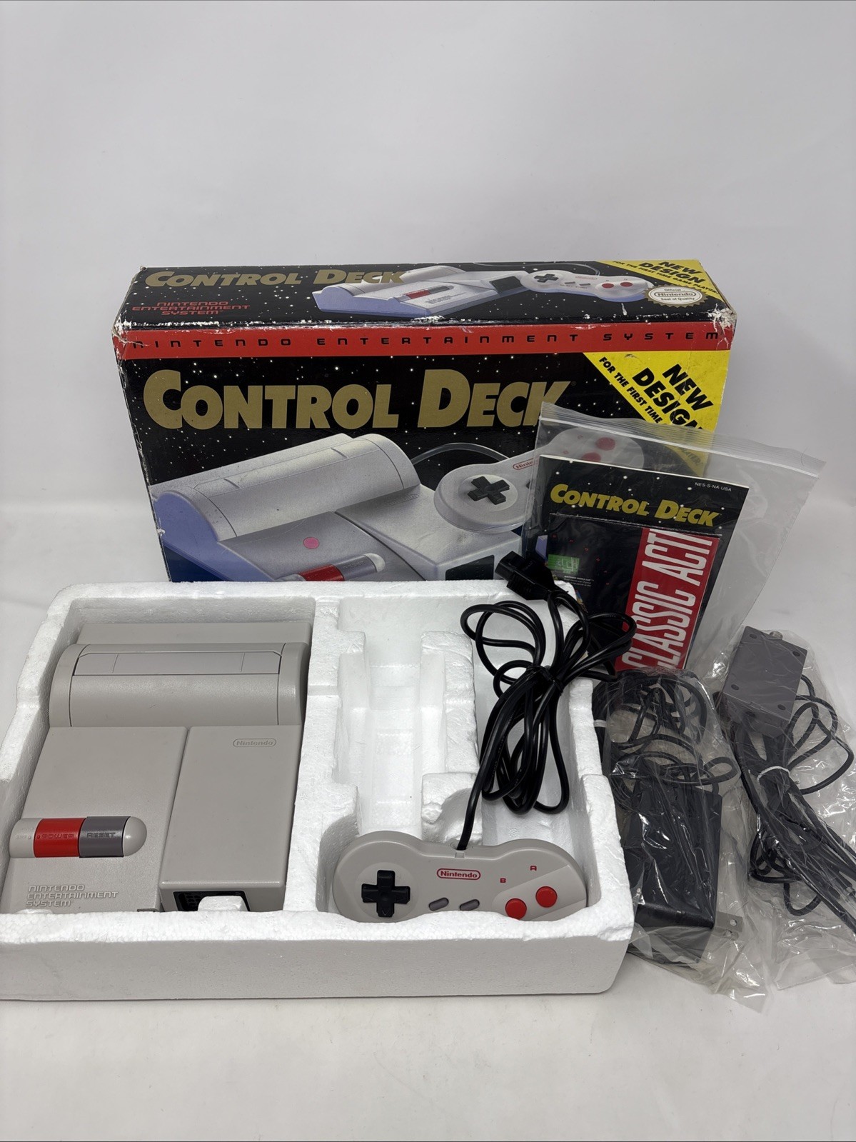Nintendo NES Top Loader 101 Console System CIB Tested Control Deck Serial Number