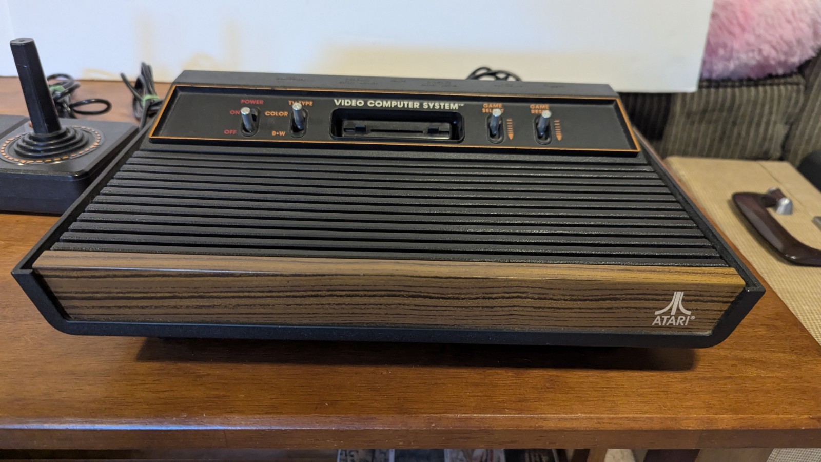 ATARI 2600 Console w/Controllers – Coeaned, Tested, Works!