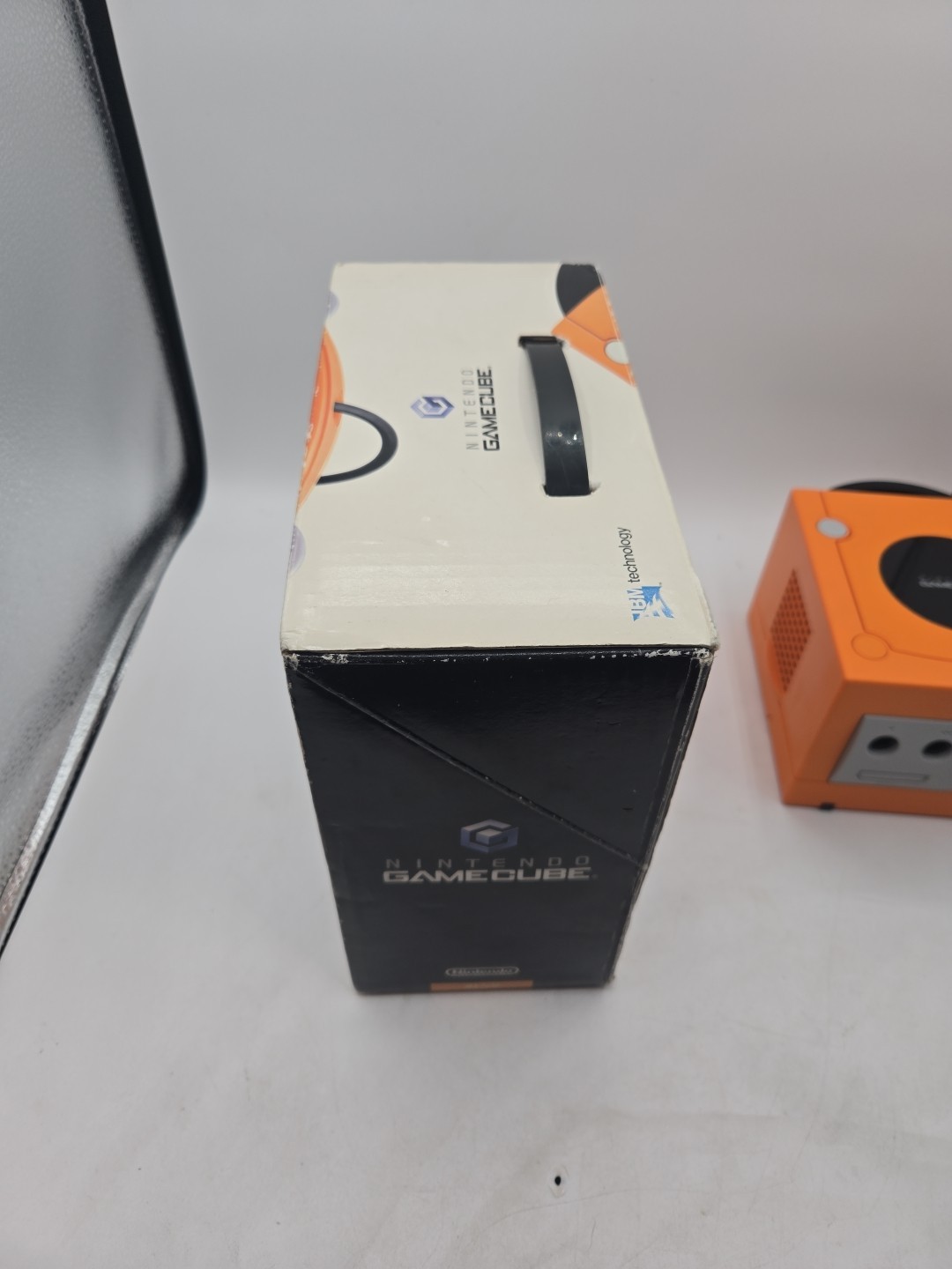 Nintendo Spice Orange Gamecube DOL-001 CIB Complete Us Region US Seller TESTED!!