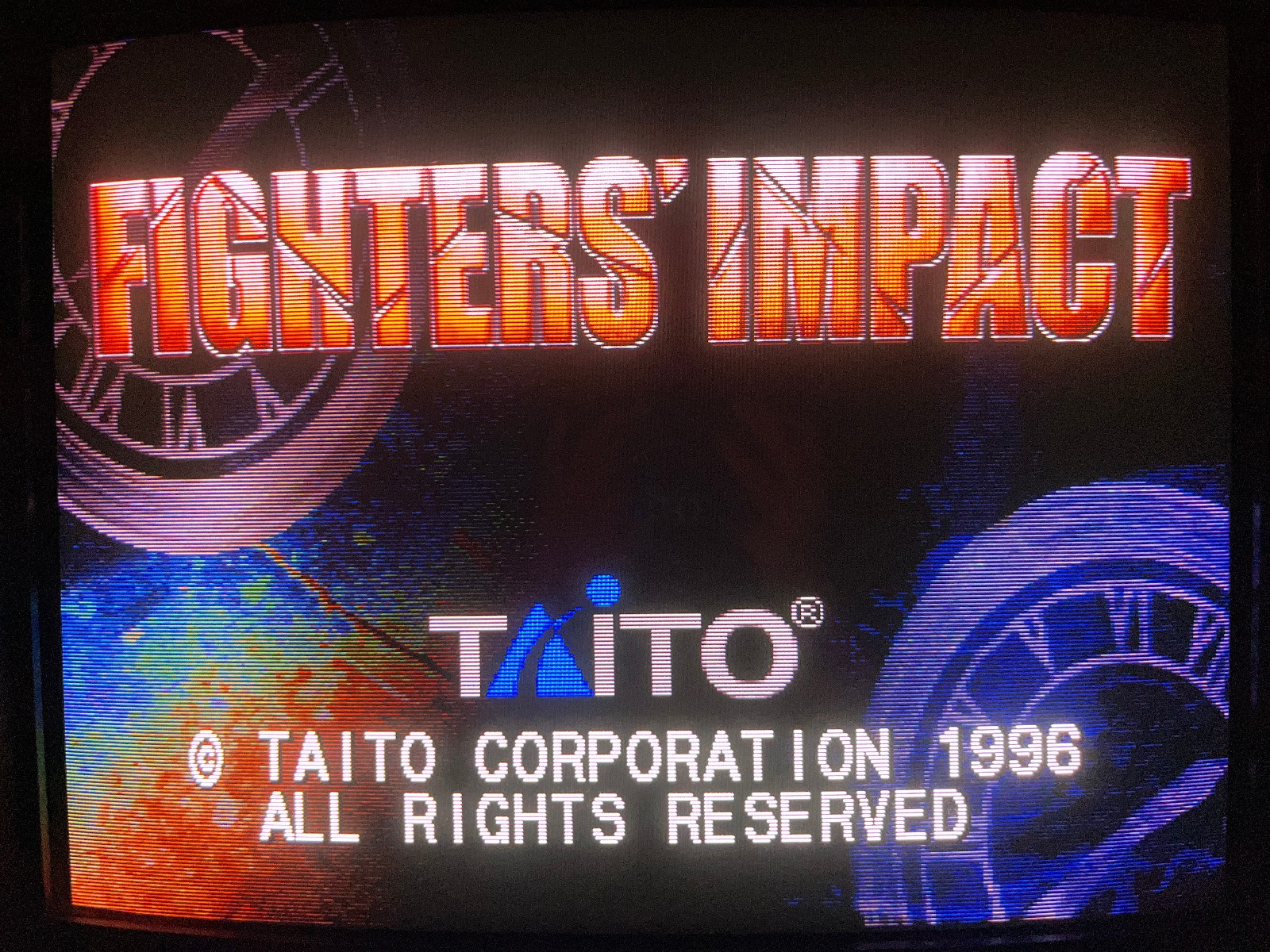 Fighters’ Impact Taito FX-1B System Arcade Game JAMMA PCB Japan