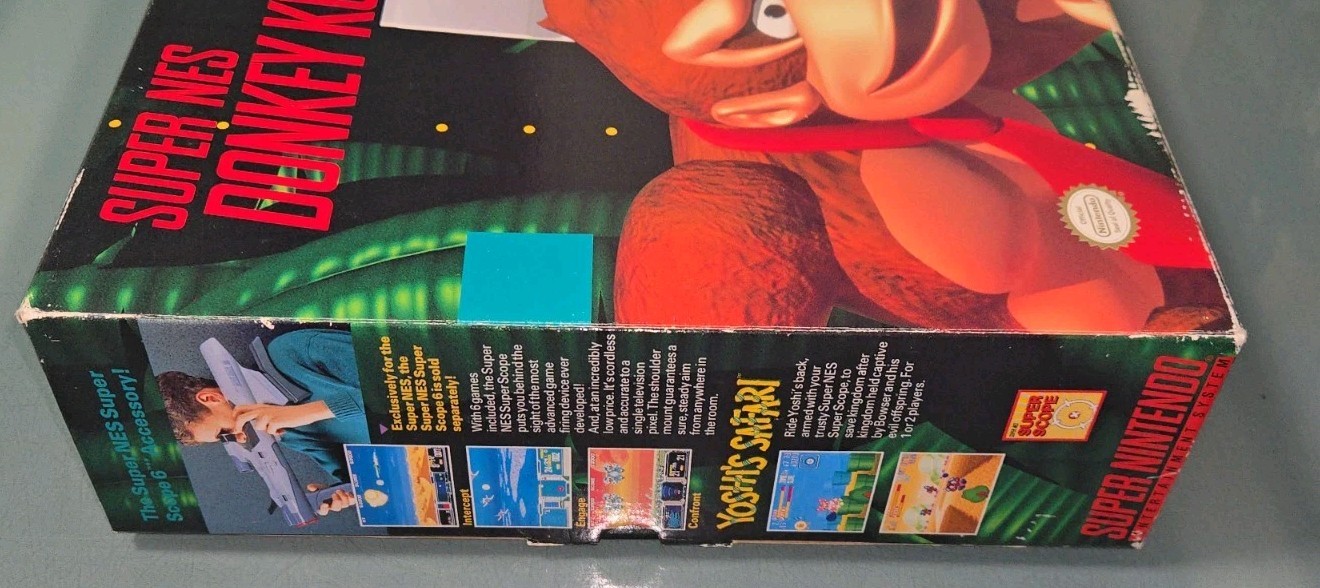 NEW Super Nintendo Donkey Kong Country SNES SYSTEM, EXTREMELY RARE! READ!