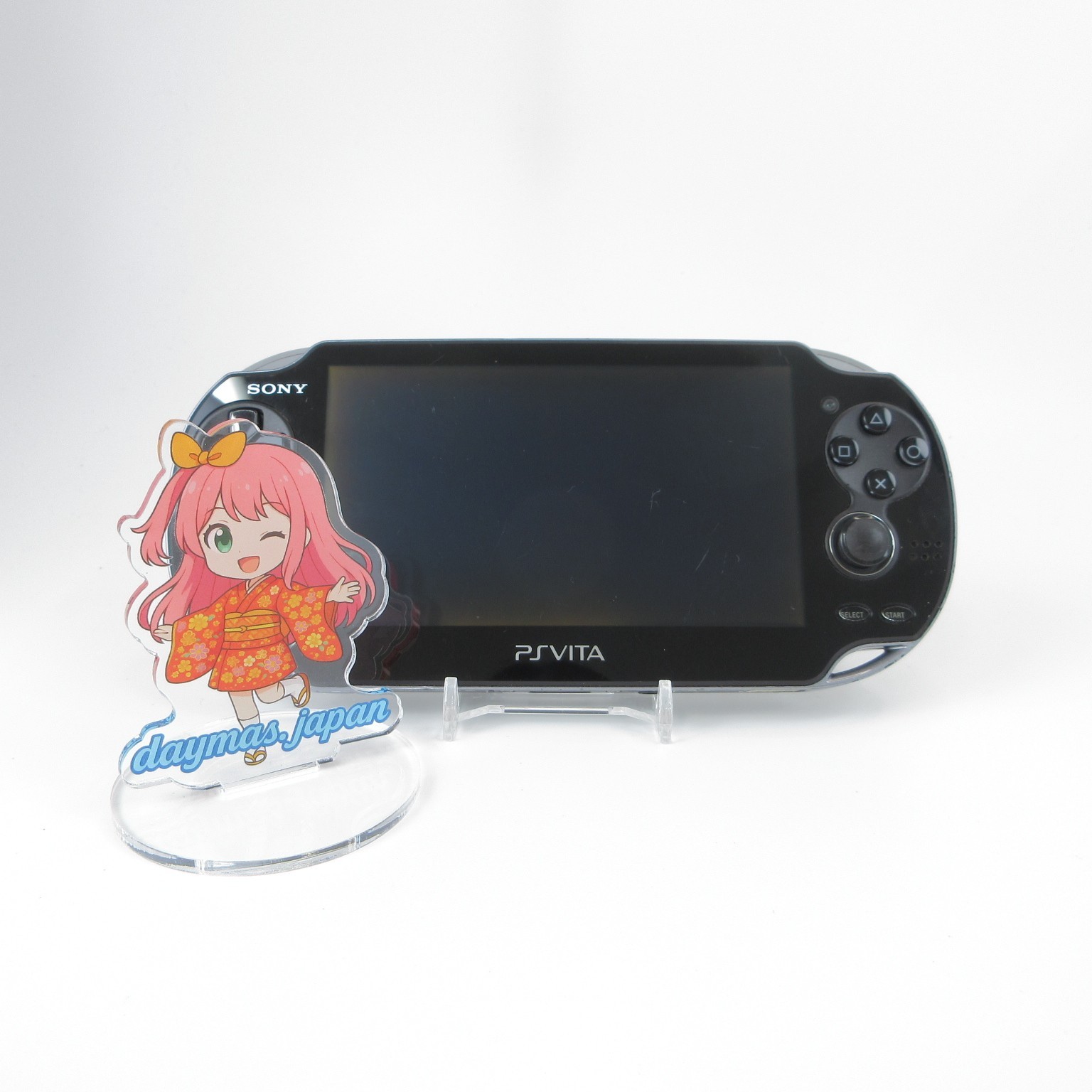 【Good】Sony PS Vita PCH-1100 Crystal Black 3G/Wi-Fi Model Console only #DEN0922/0