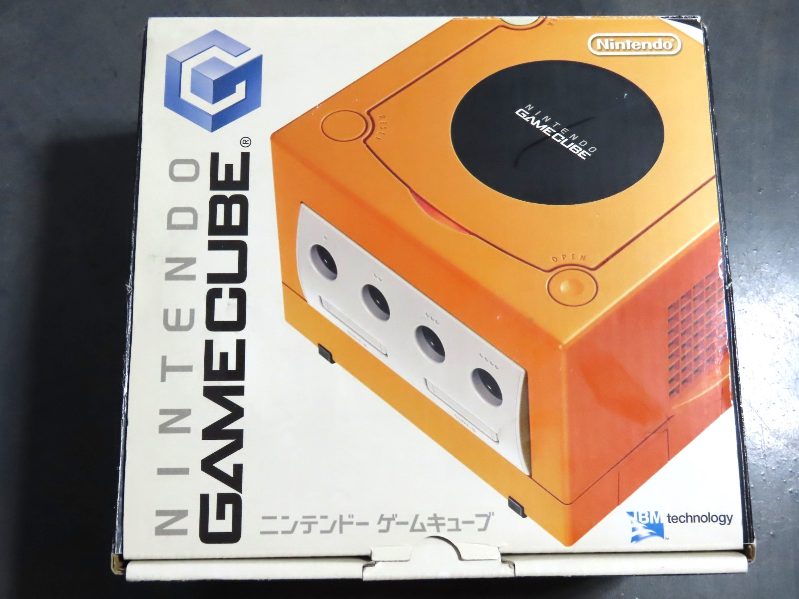 Nintendo GameCube Console CIB Orange Spice RECAPPED, NEAR MINT SHELL, USA REGION