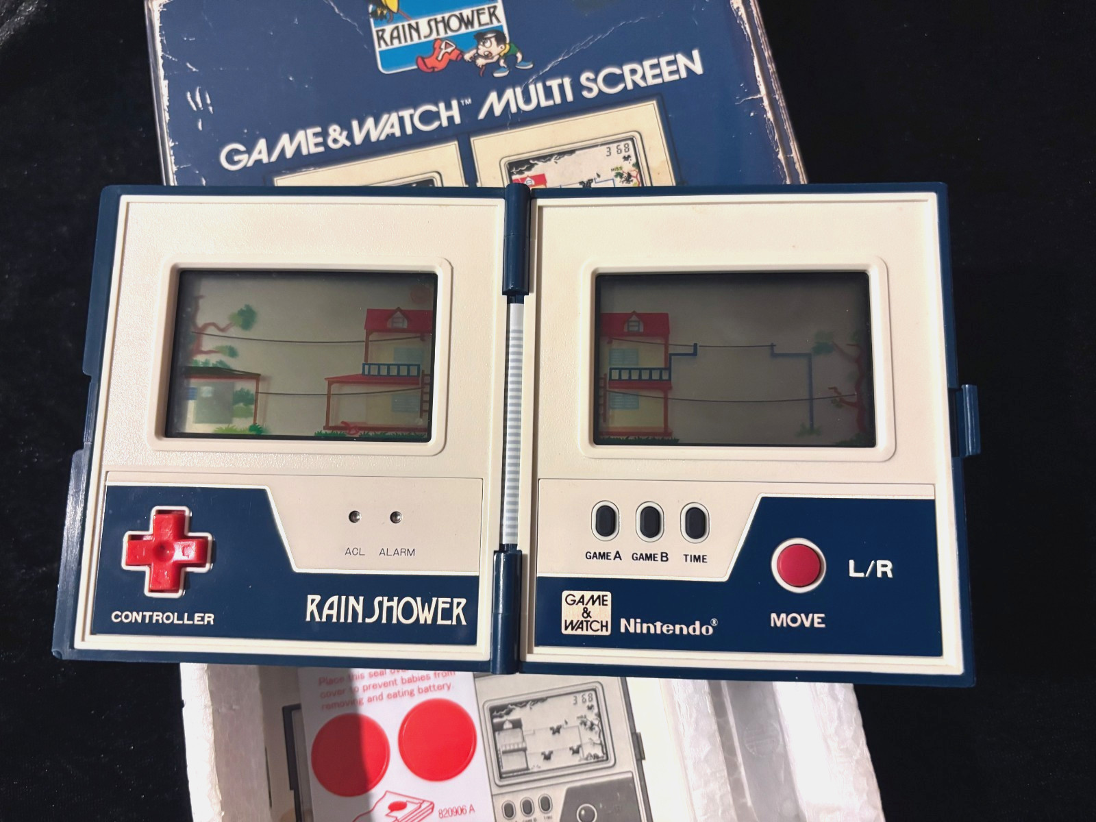 Nintendo Game&Watch RAIN SHOWER Electronic vintage classic toy video game hobby
