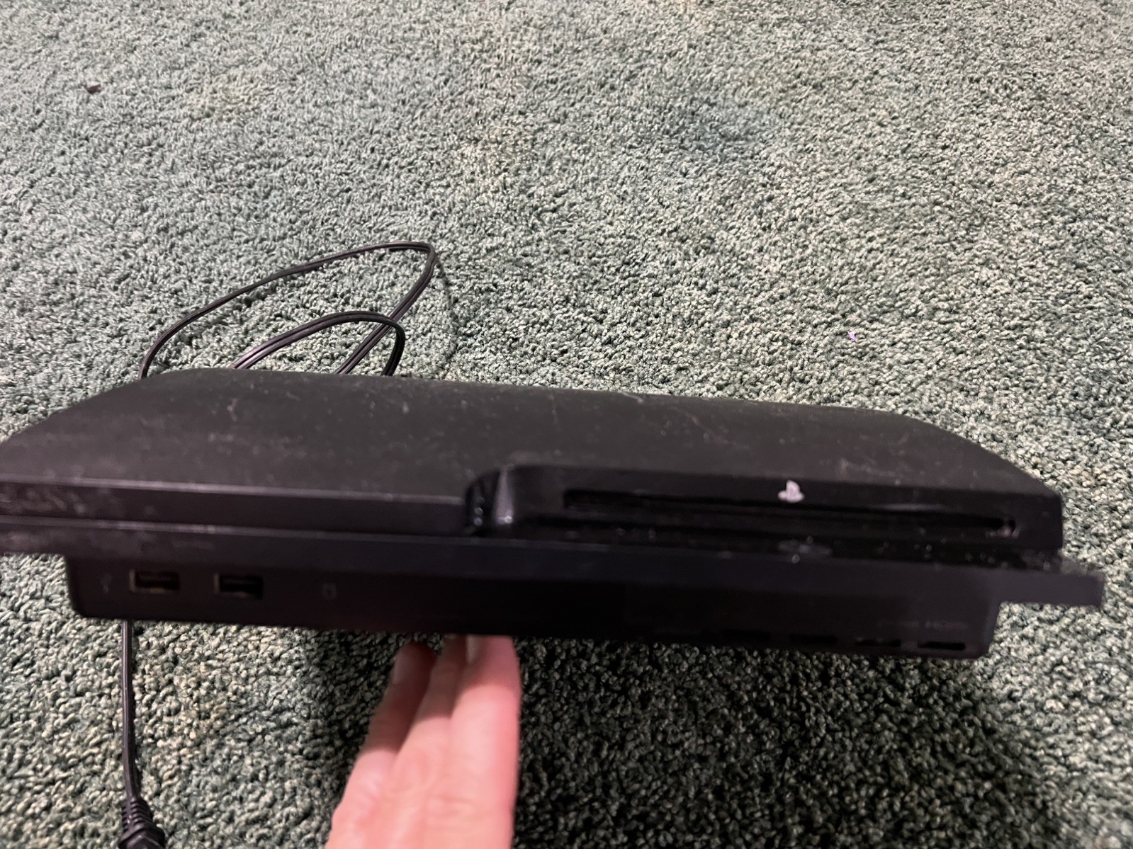 Sony PlayStation 3 Slim 160GB CECH3001A console ps3 tested and works/ power cord