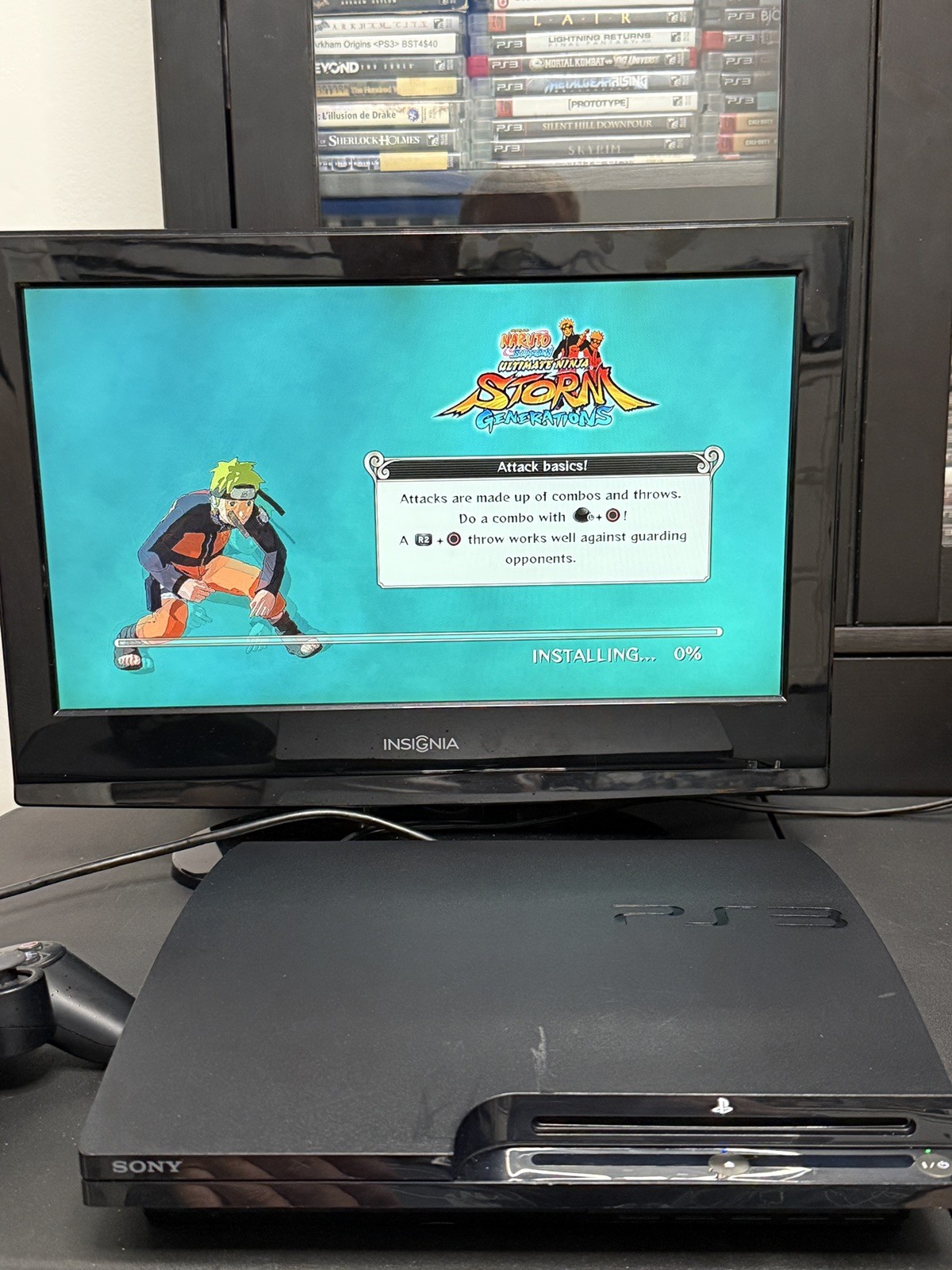 Sony PlayStation 3 PS3 120GB CECH-2001A Low Firmware 4.85 Console Only Tested