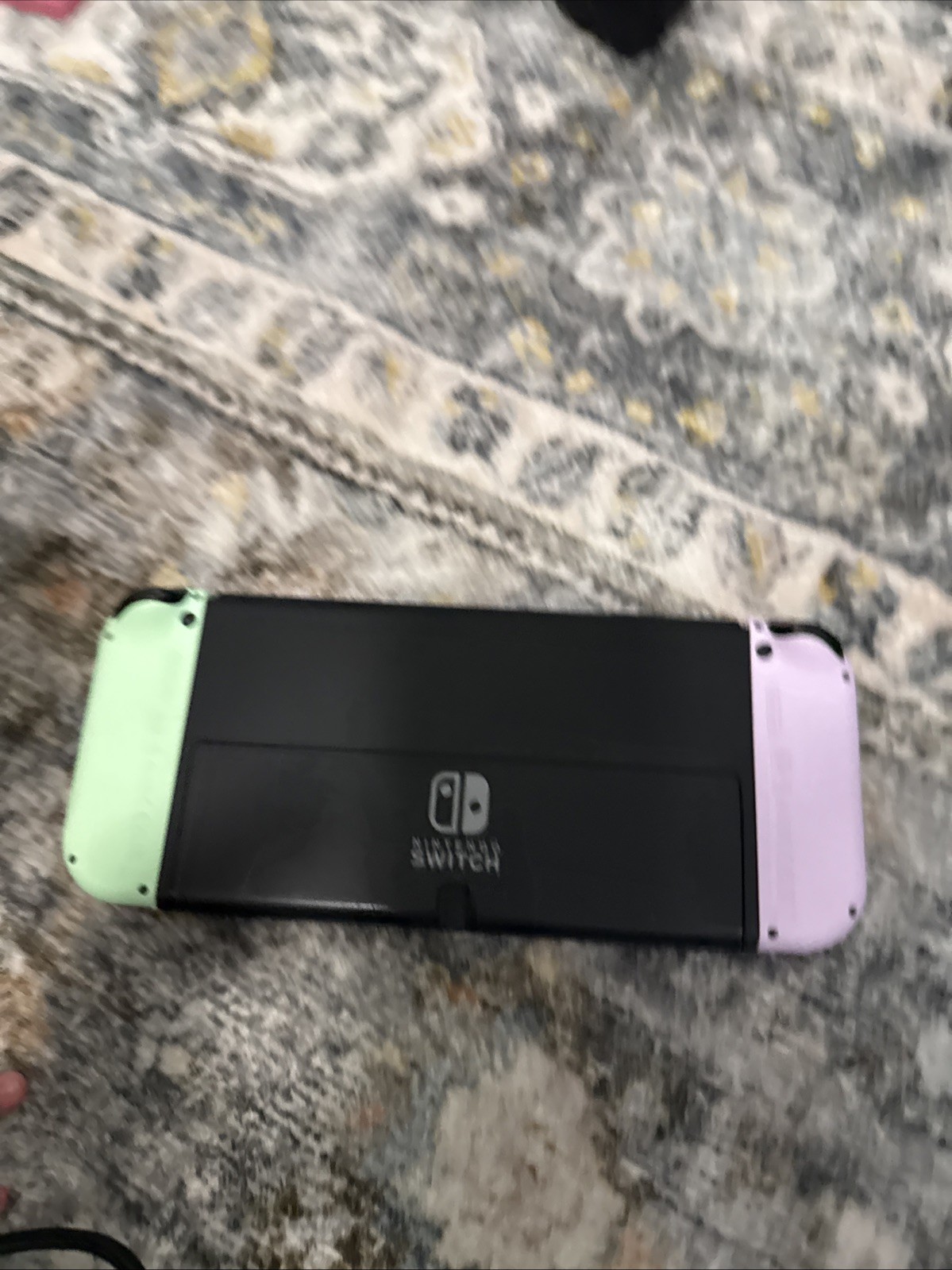 Nintendo Switch OLED Console Green/pink Joy-Con Dock HDMI USB Power Cables