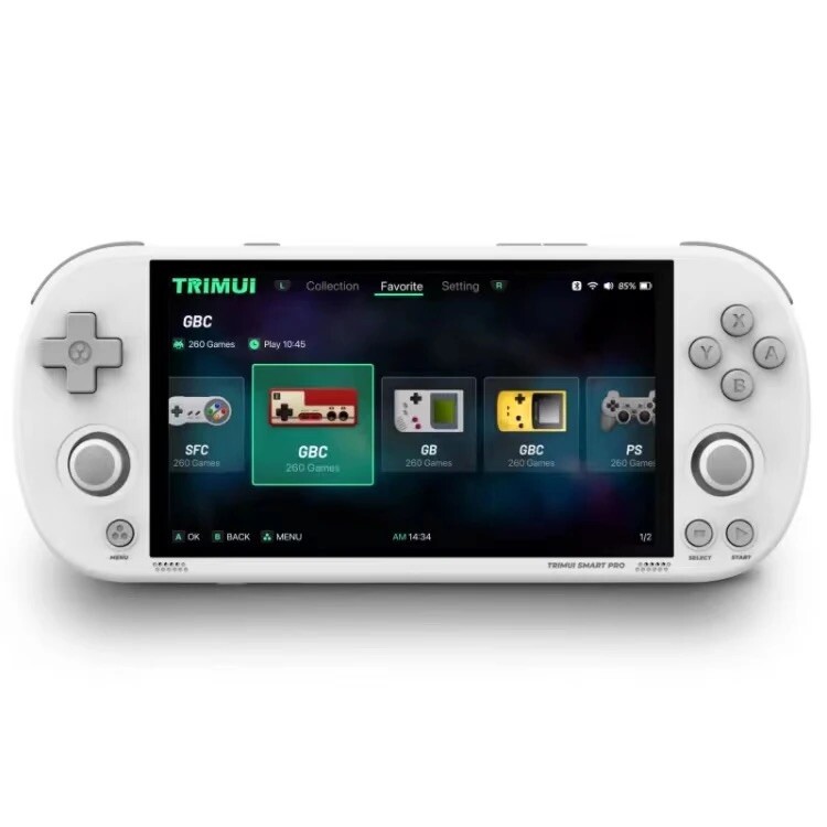 TRIMUI SMART PRO Handheld Game Console 4.96” IPS Screen Linux System Open Source