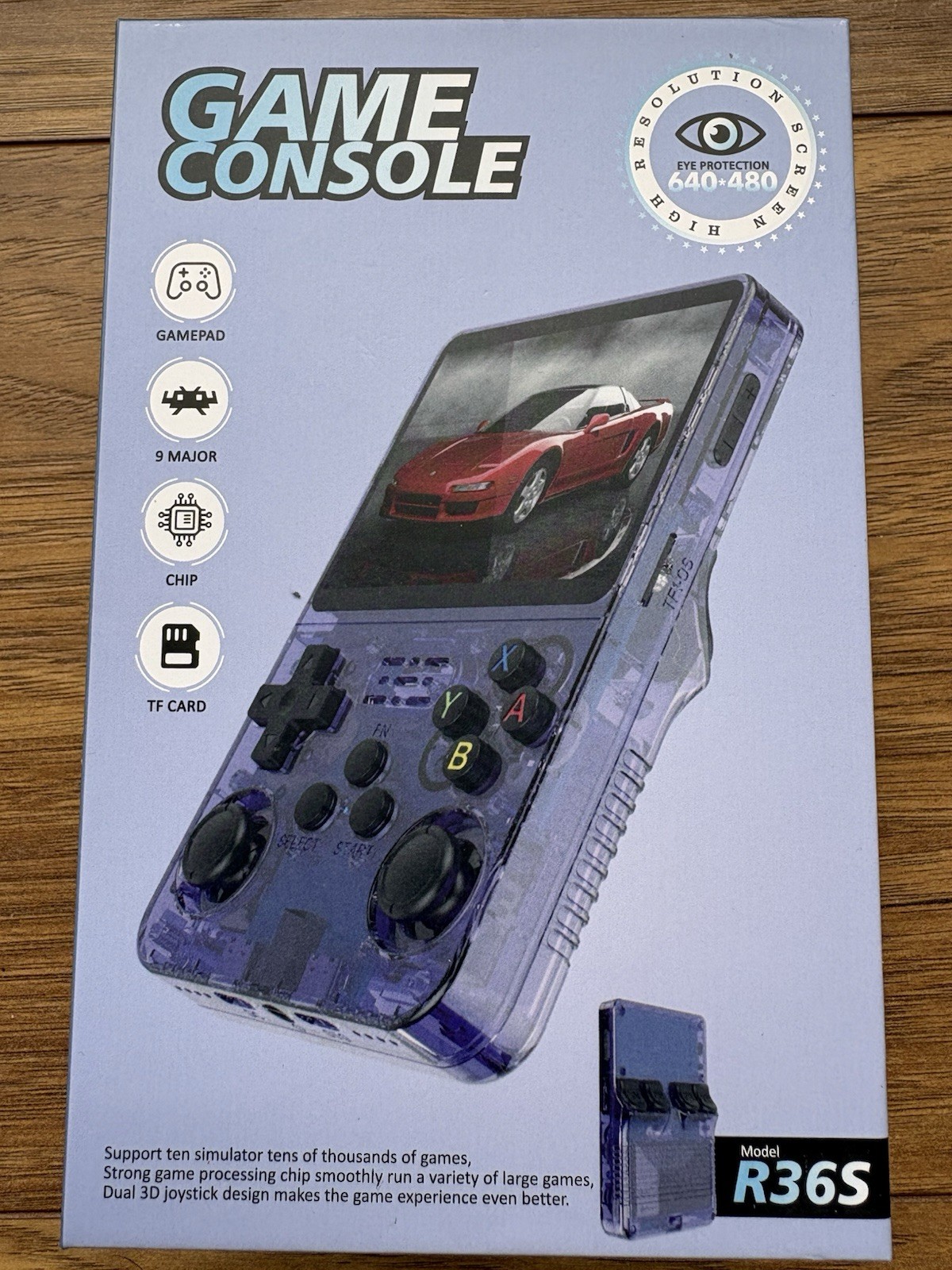 R36S Handheld Game Console 3.5-in 640*480 IPS OCA Screen 3200mAh Opensource