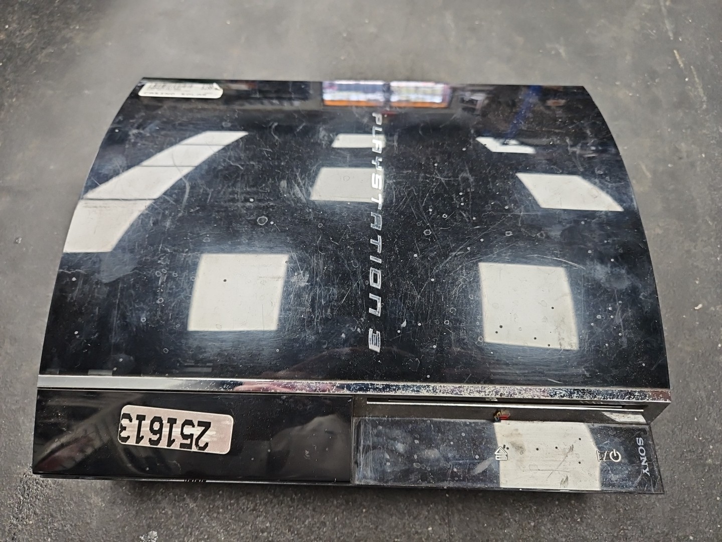 Sony PlayStation 3 Launch Edition Black Console PARTS ONLY