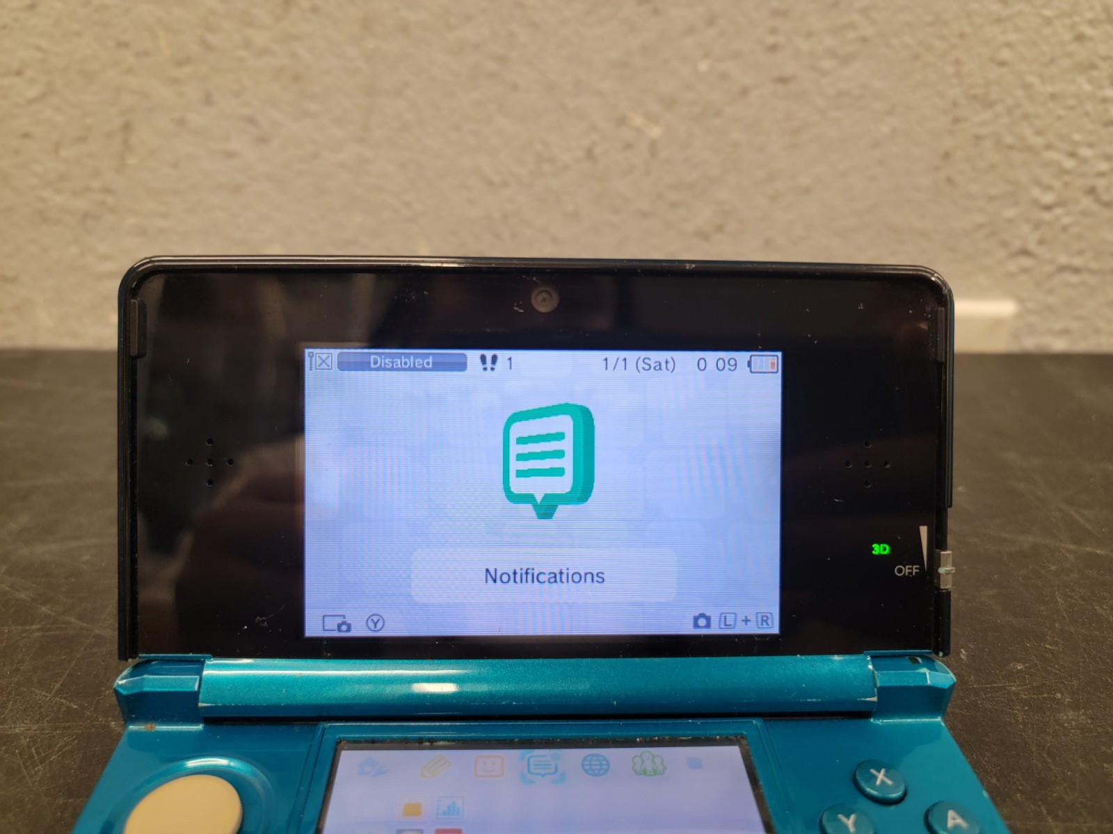 Nintendo 3DS Handheld System – Aqua Blue W/ Charger
