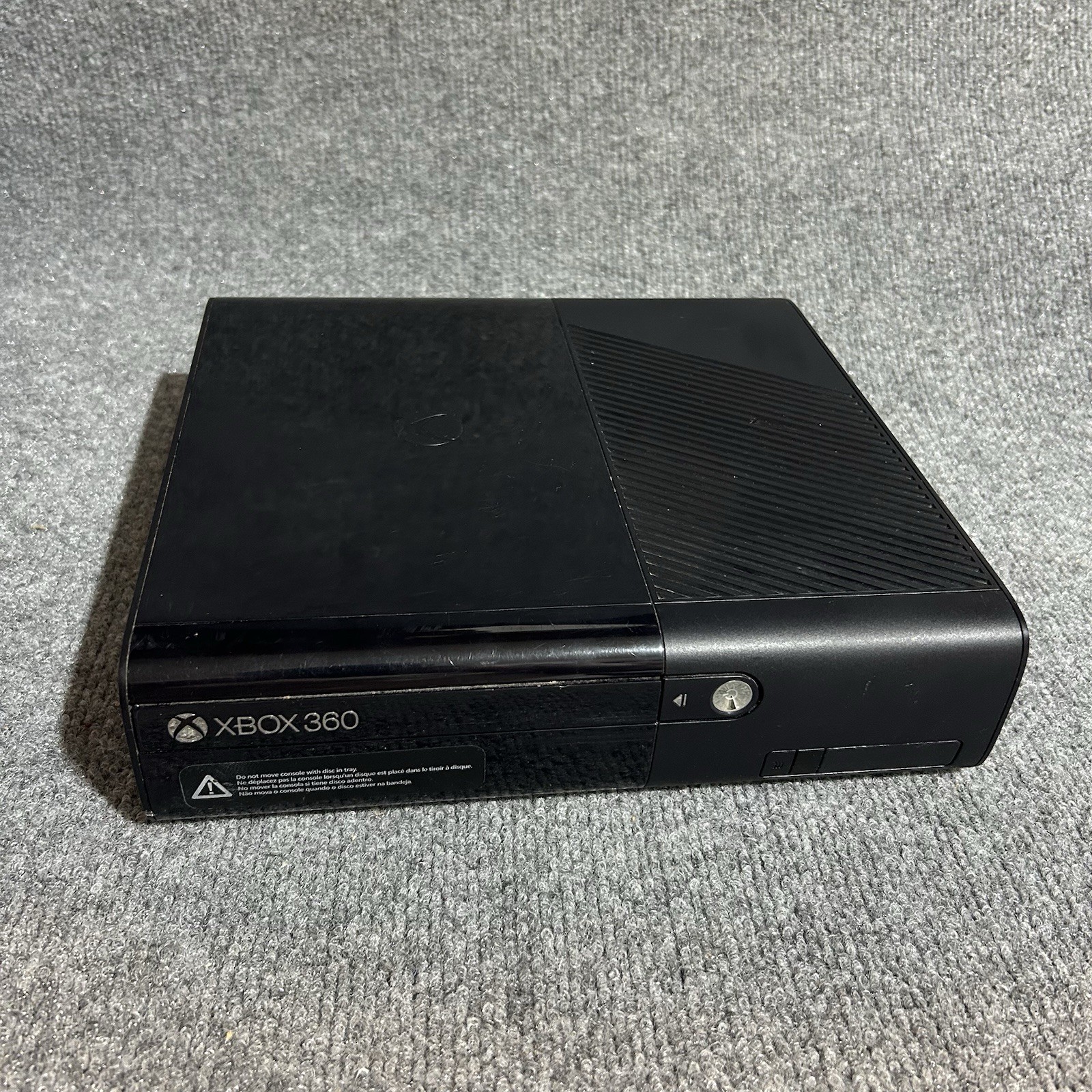 Xbox 360 E Series Console Only – Tested & Working Black – No Hard Drive
