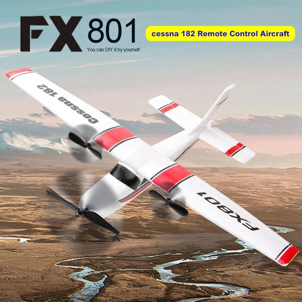 FX801 EPP Foam RTF RC Plane 2.4G Fixed Wing Beginner Friendly Indoor Outdoor Fly