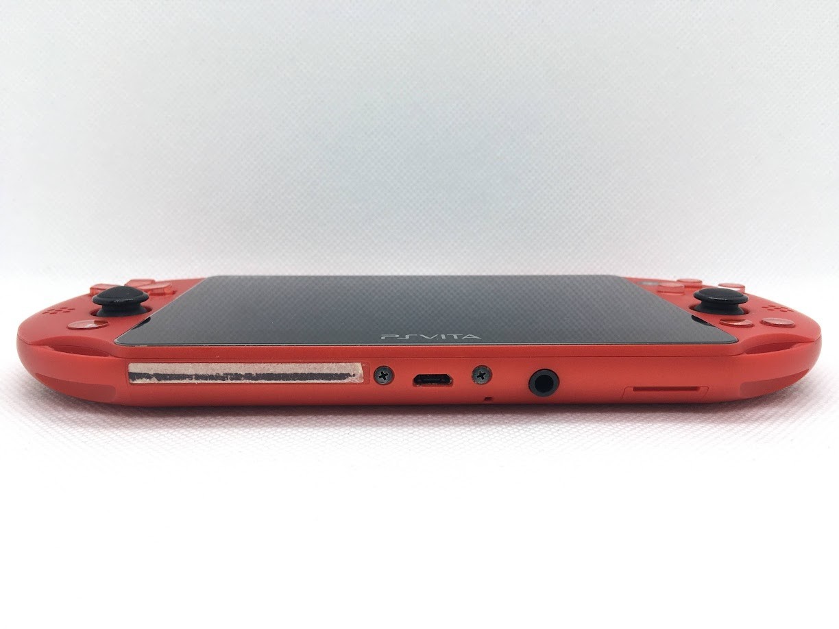 [Read/Exc+++] Sony PS Vita Metalic Red PCH-2000 ZA26 Slim Console Wi-fi w/Box