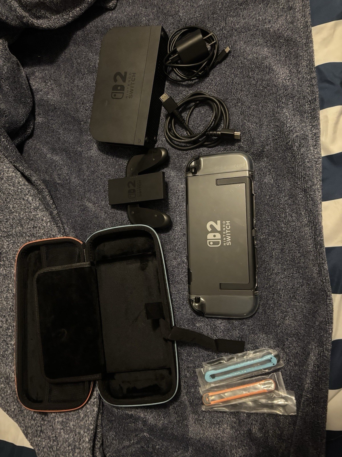 Nintendo Switch 2 256GB Gray/Black Console Bundle w/ Accessories BRAND NEW!