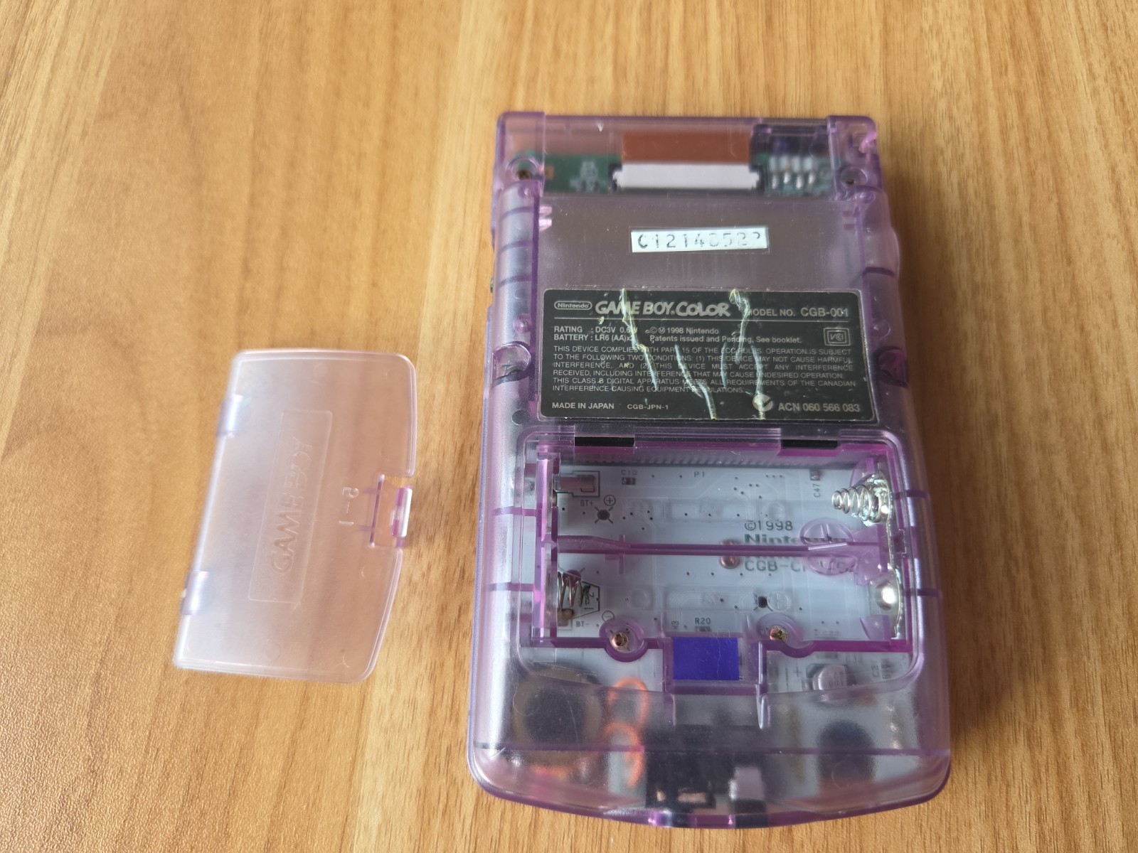 Nintendo Game Boy Color Handheld System – Atomic Purple tested works