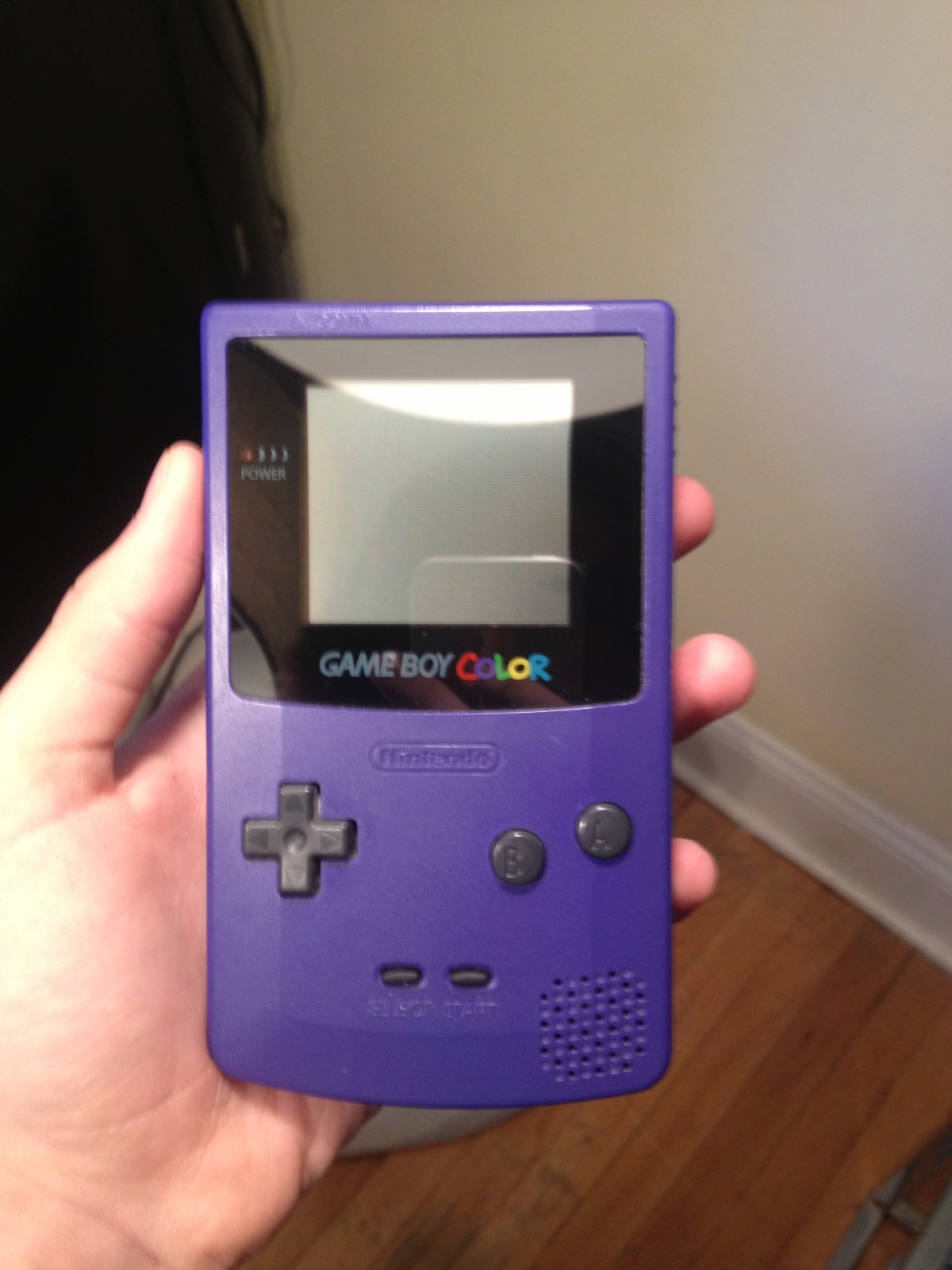 Nintendo Game Boy Color Grape Console : REPLACED SHELL, BUTTON, AND LENS