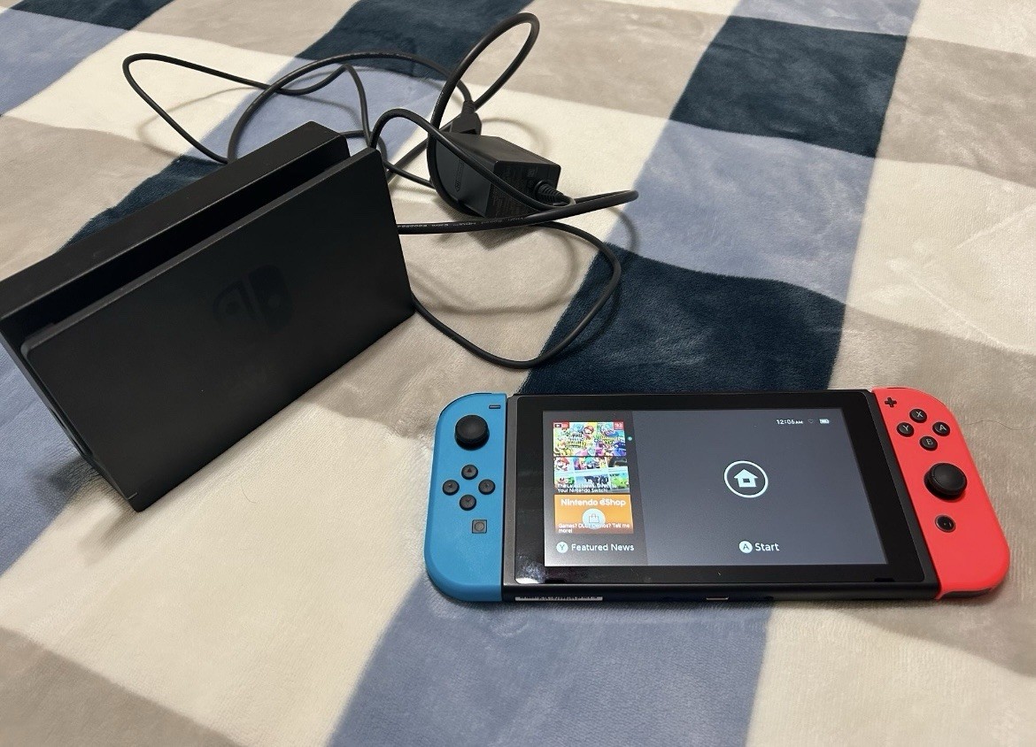 Nintendo Switch Slightly Used Included: Switch, Dock, Charging Brick And Cable.
