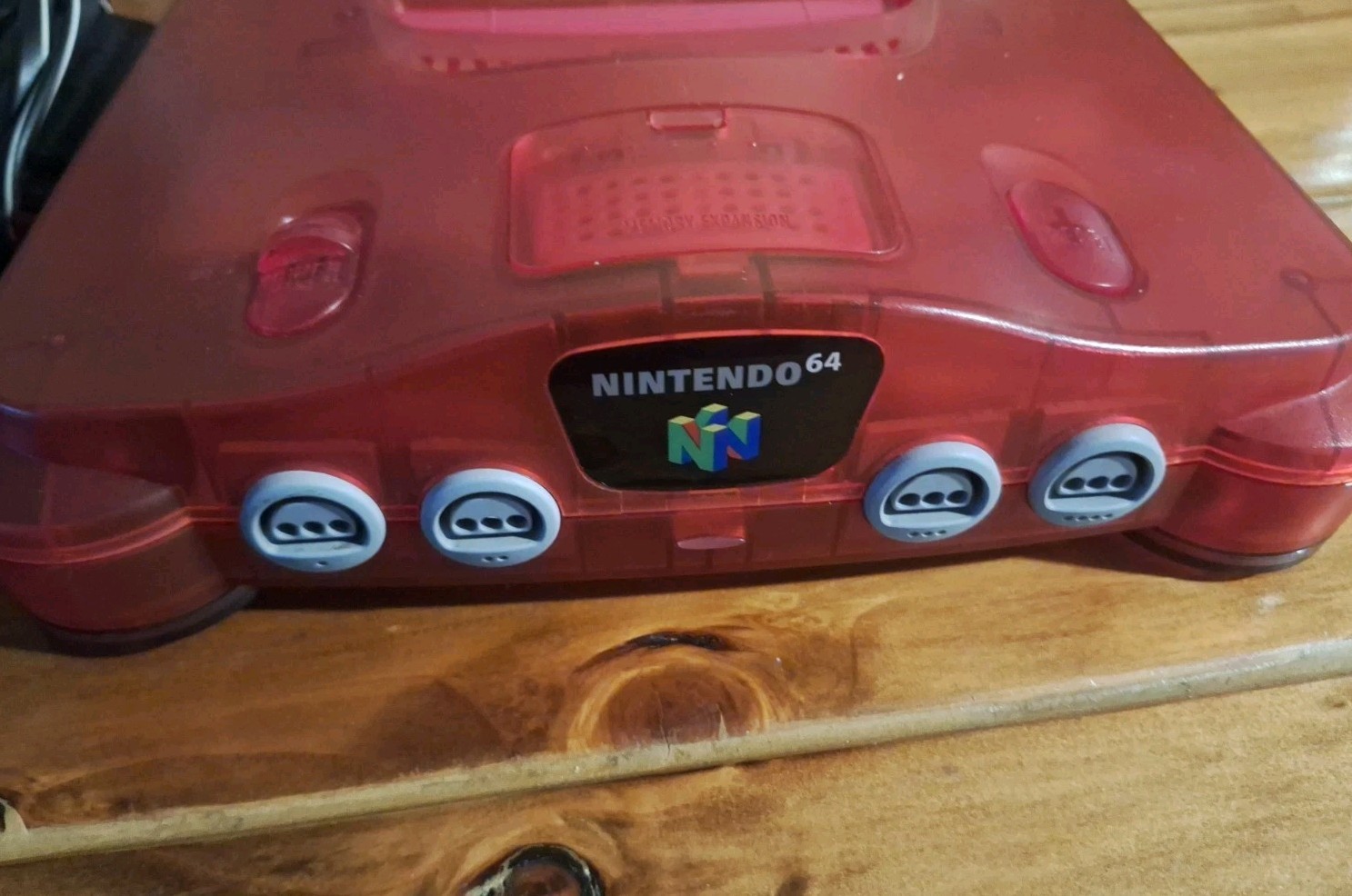 Funtastic Watermelon Red Nintendo 64 Console System W/ ExpansionPak Excellent